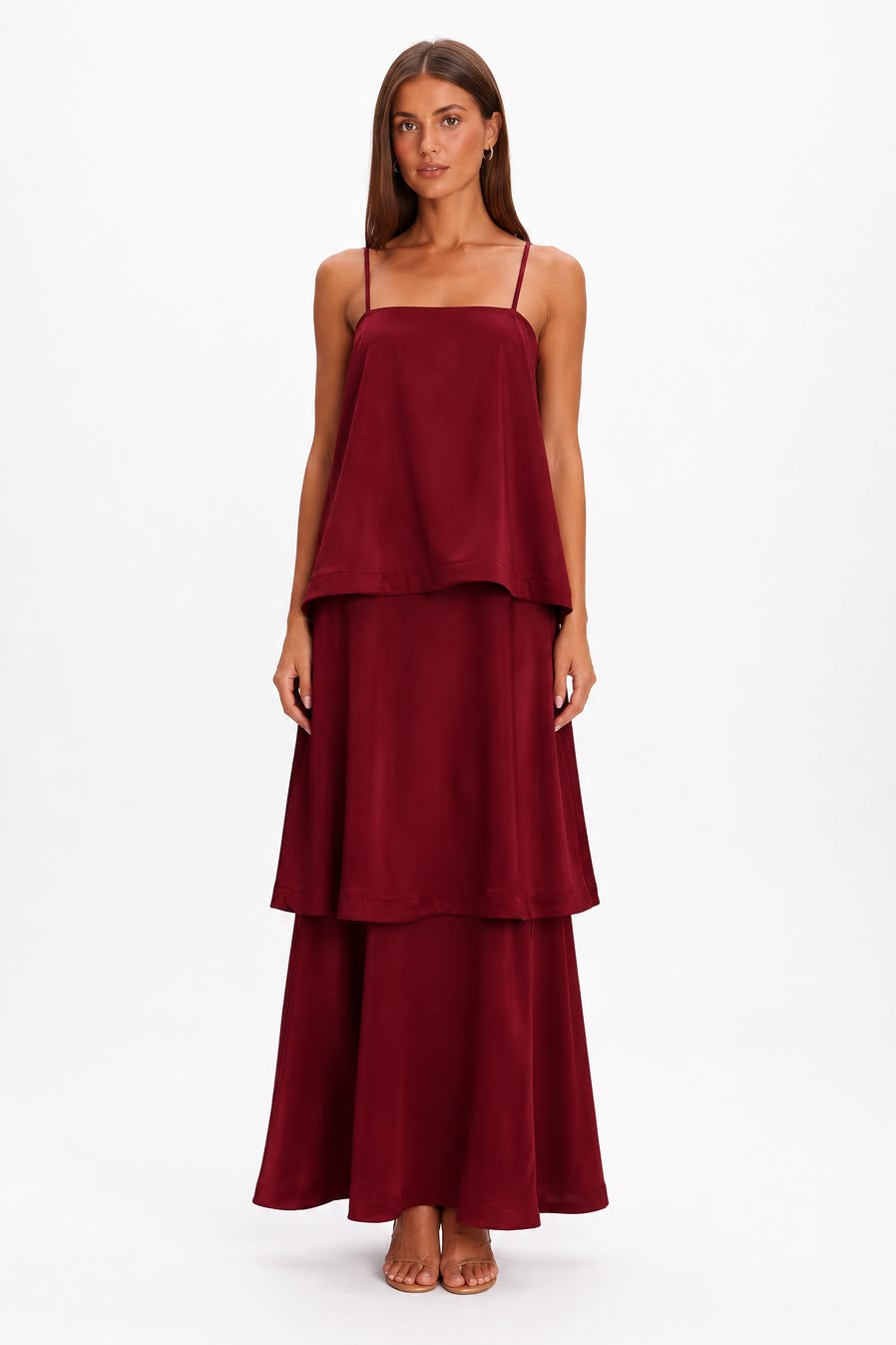 MARIAN MAXI DRESS BURGUNDY