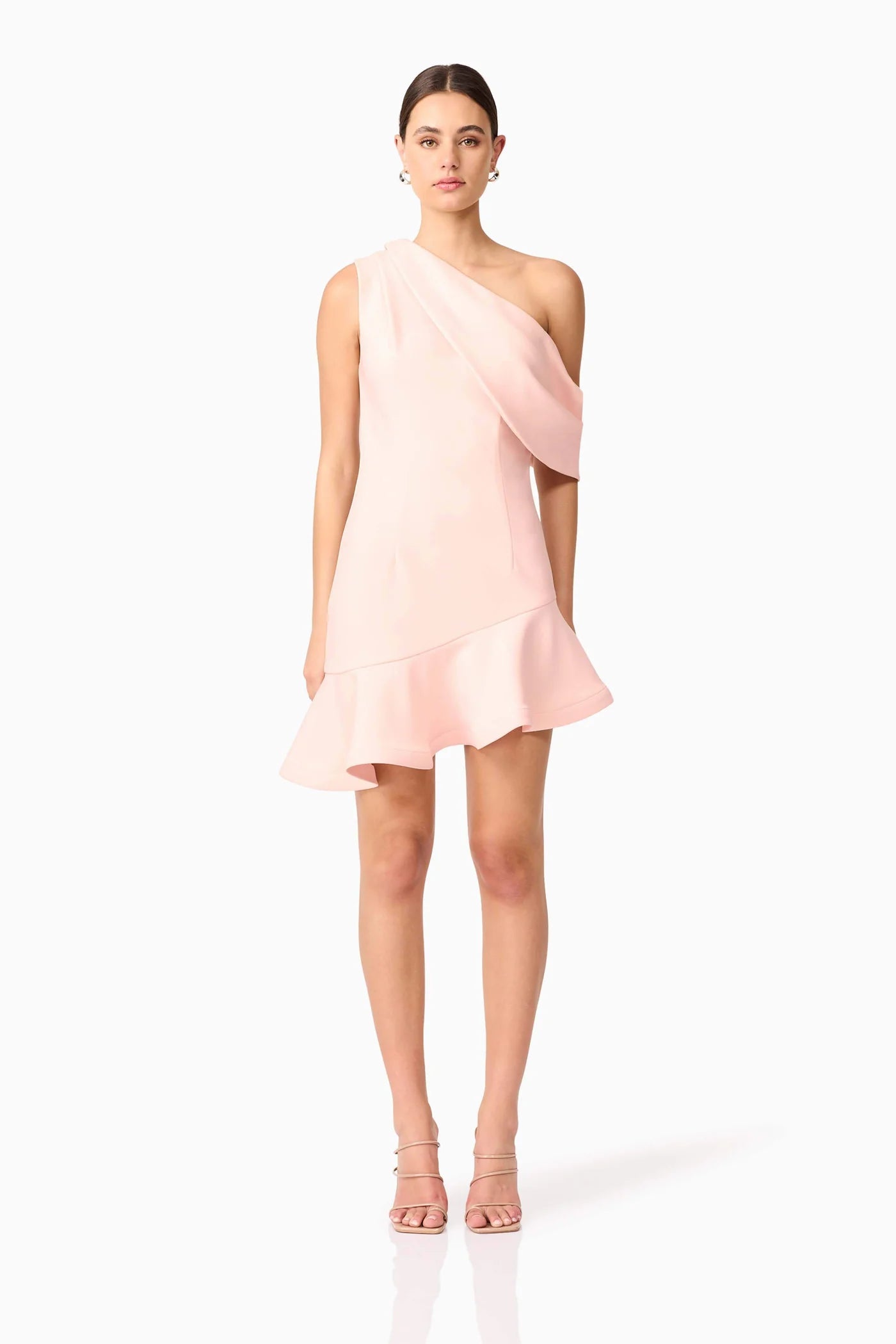AVA ASIMETRICAL MINI DRESS