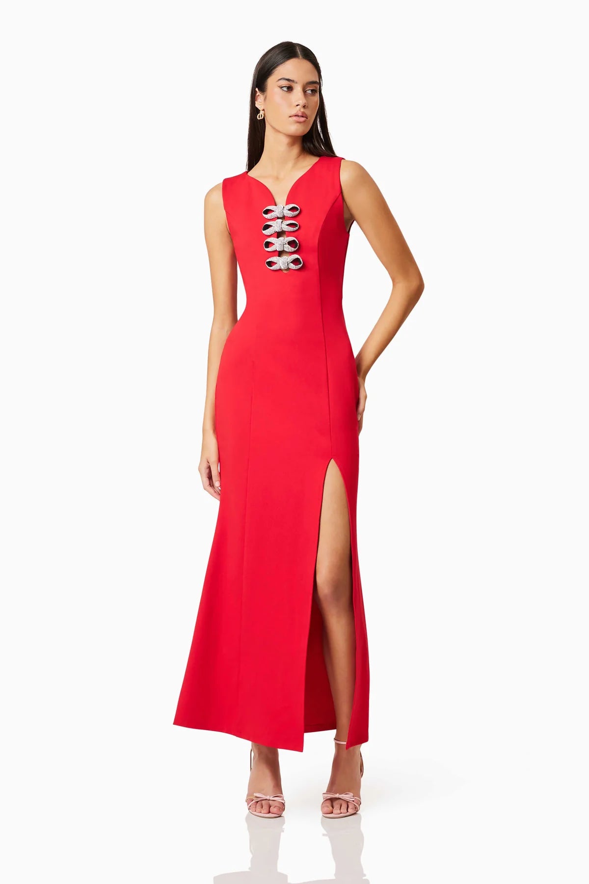 CHERIE MAXI DRESS RED