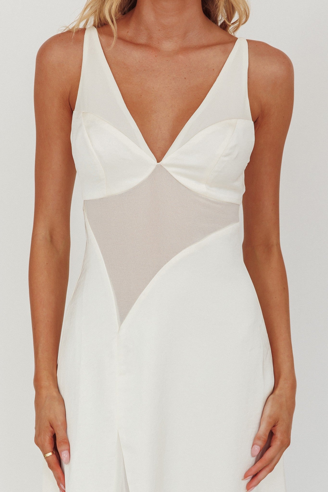 LANA MESH MAXI DRESS