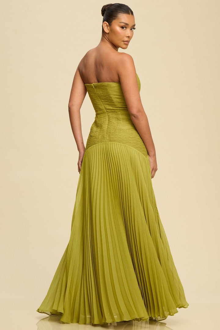 PHAEDRA LIME DRESS