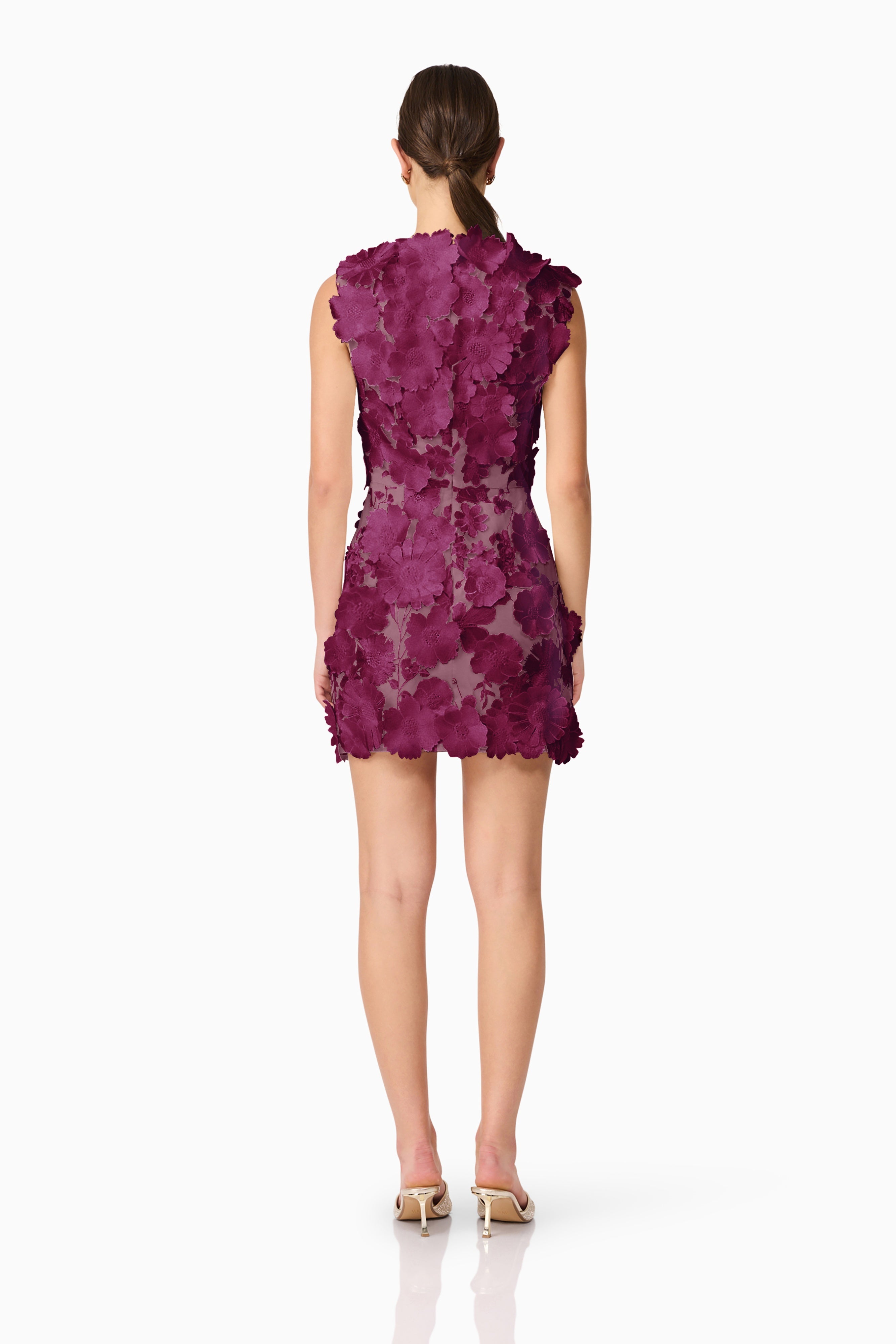 YVETTE MINI DRESS BERRY