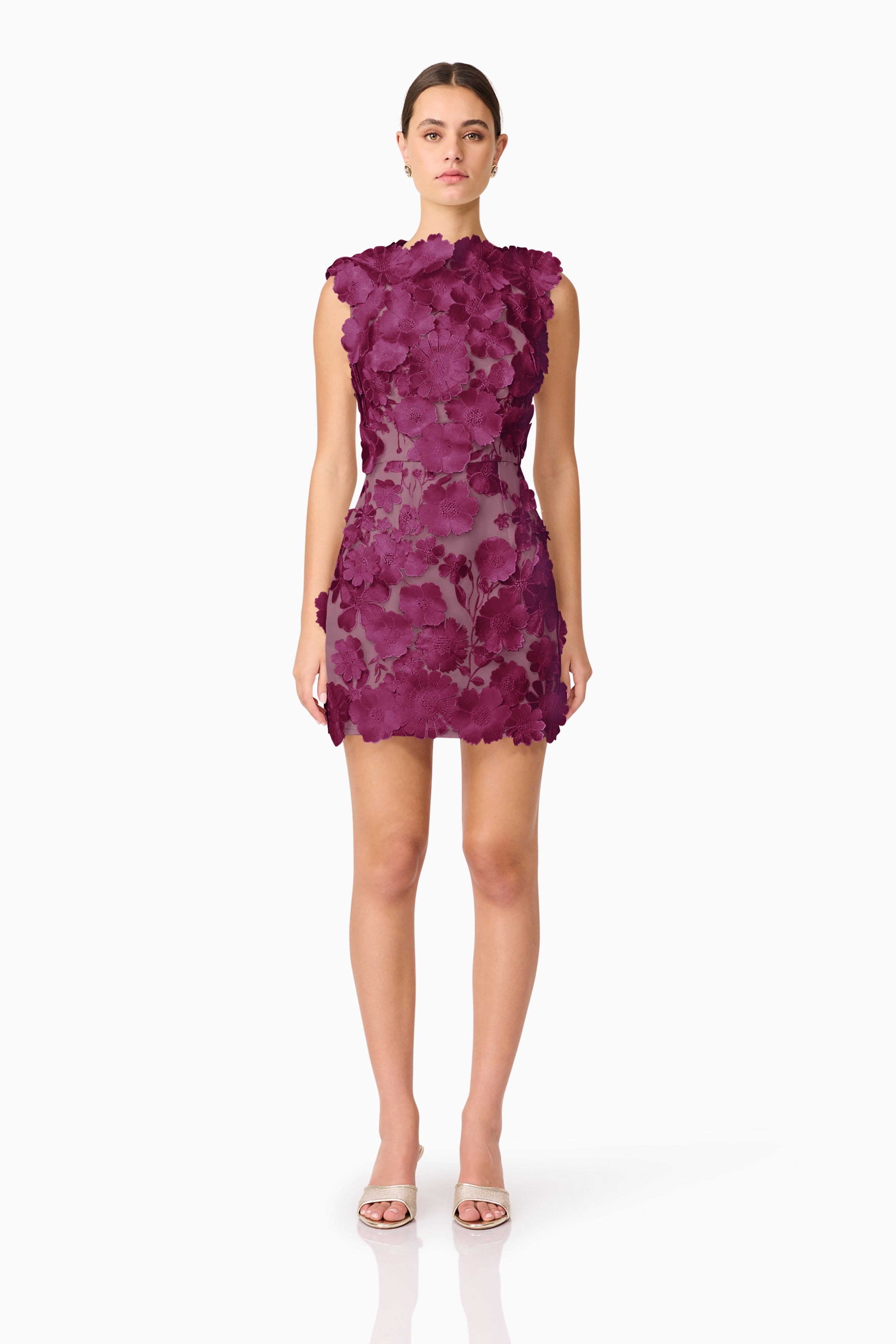 YVETTE MINI DRESS BERRY