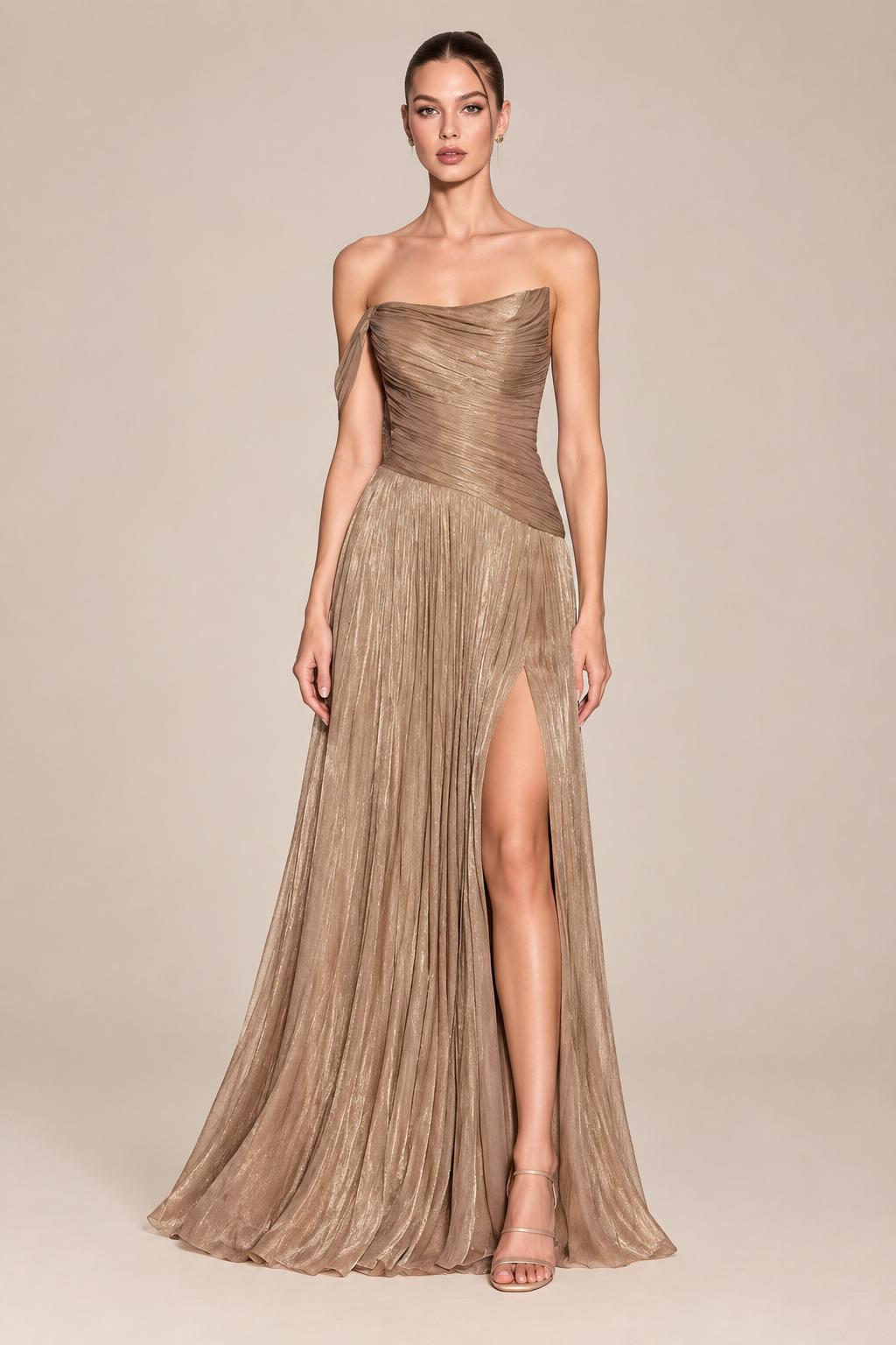 ISABELLA MOCHA DRESS