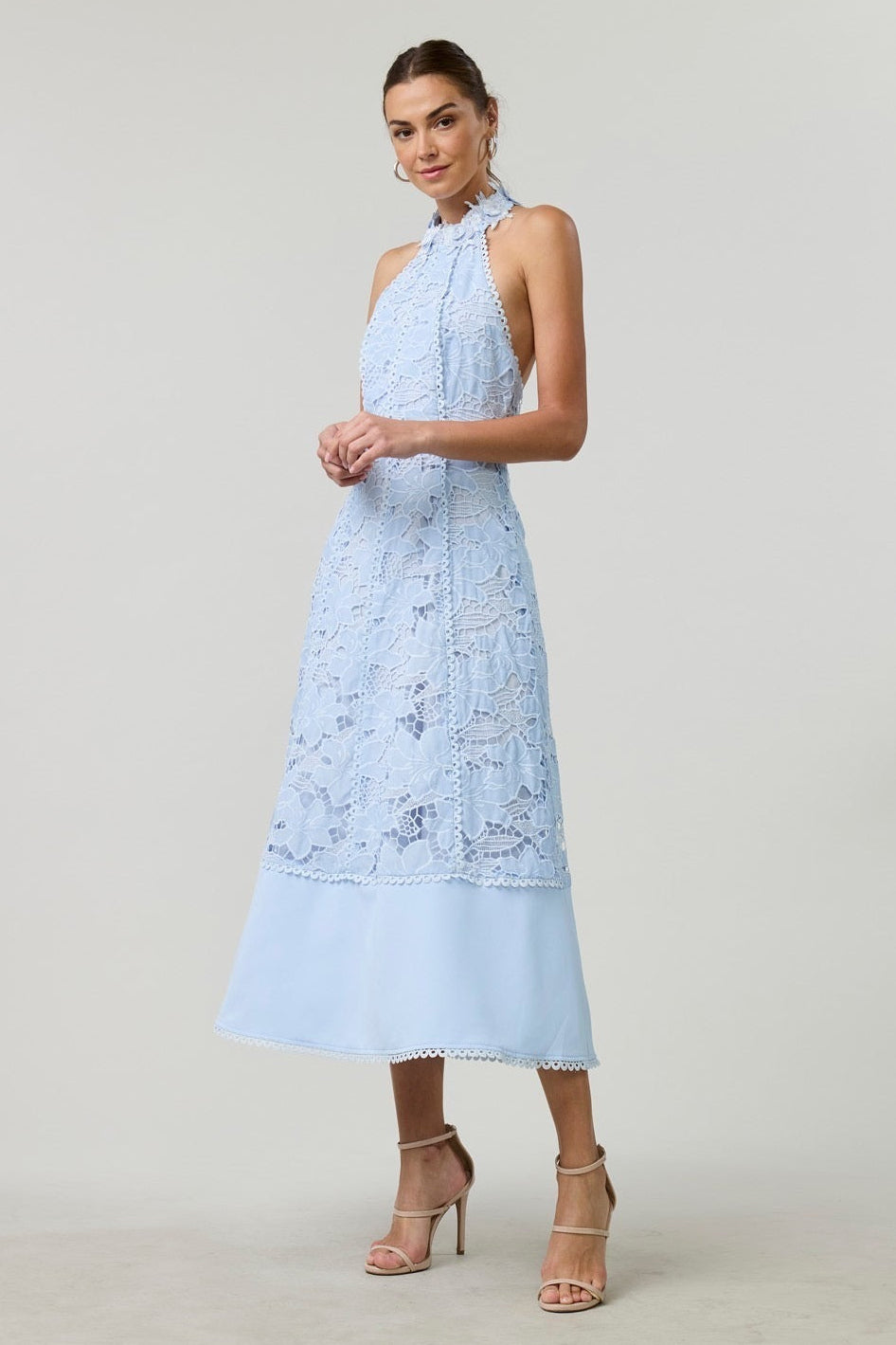 EUNICE MIDI DRESS BLUE