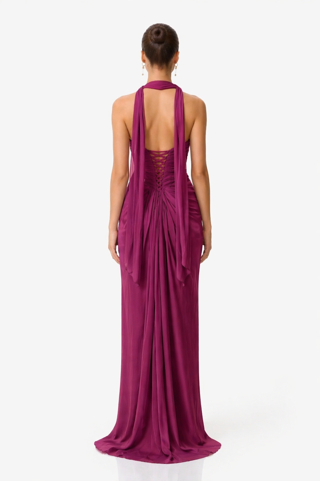 OPHELLIA MAXI DRESS MULBERRY