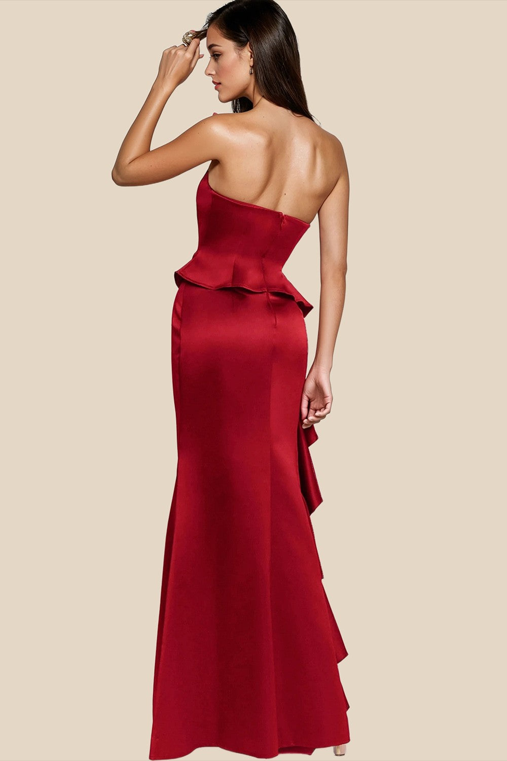 ADELINA BURGUNDY