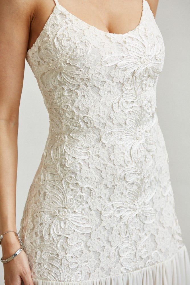 FLOWERY MAXI DRESS