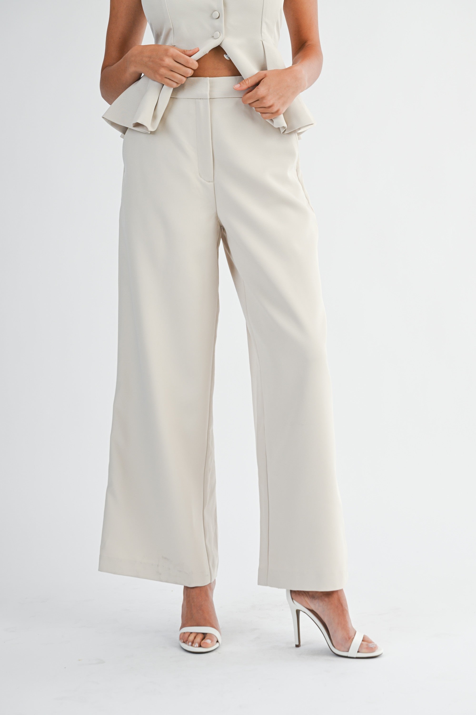 AMIKA PANTS SET MARFIL