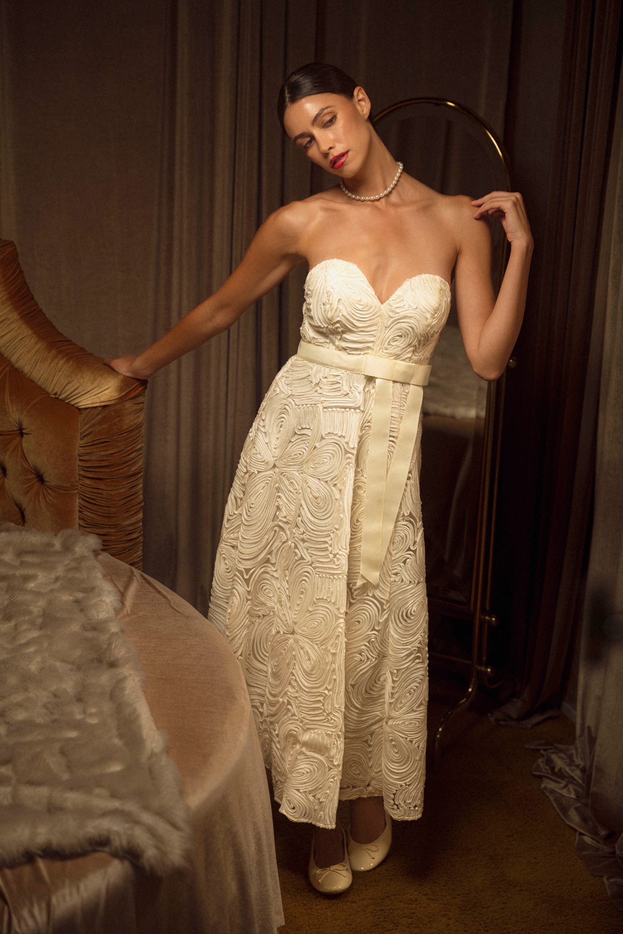 CALAANTHA MIDI DRESS