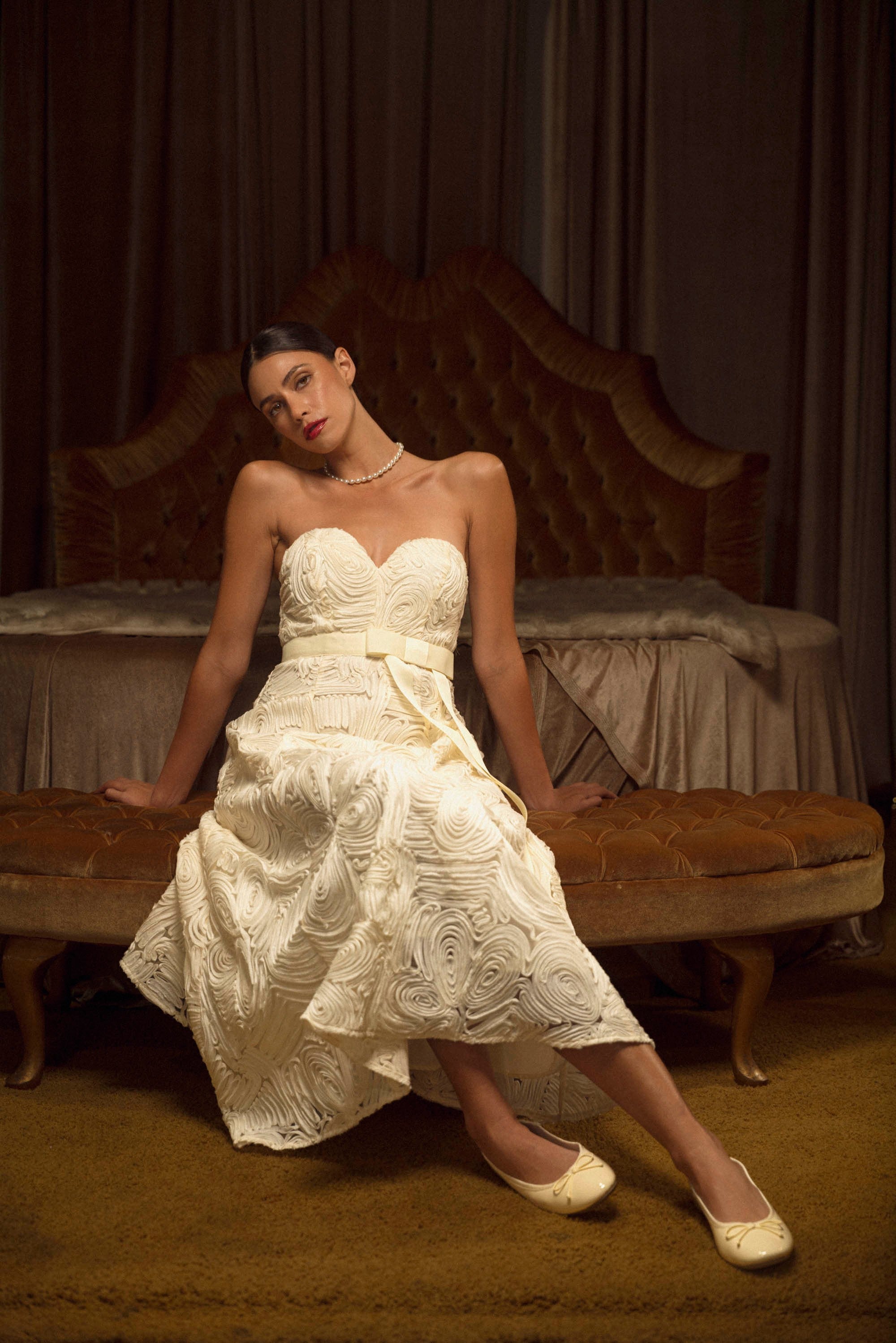 CALAANTHA MIDI DRESS