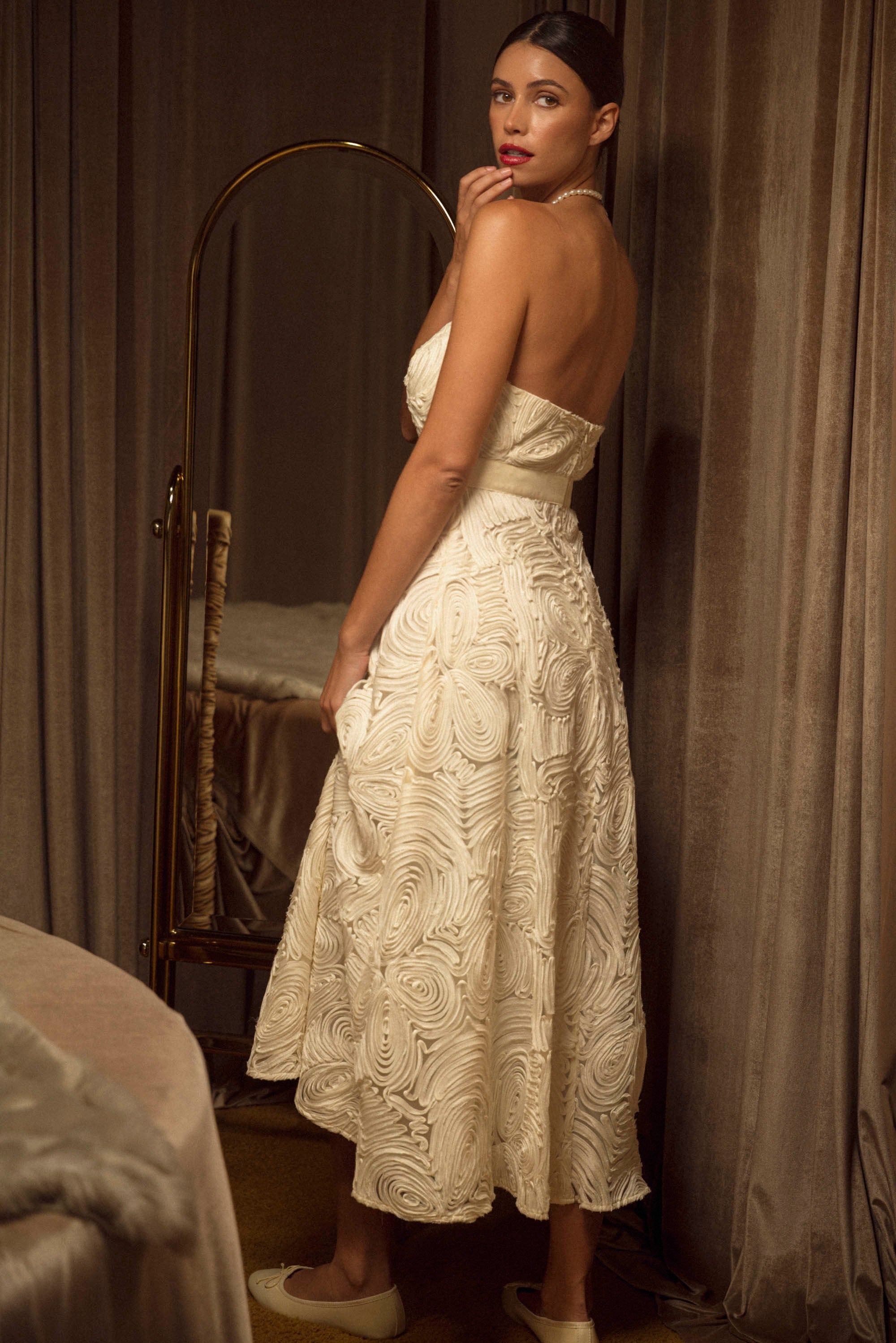CALAANTHA MIDI DRESS