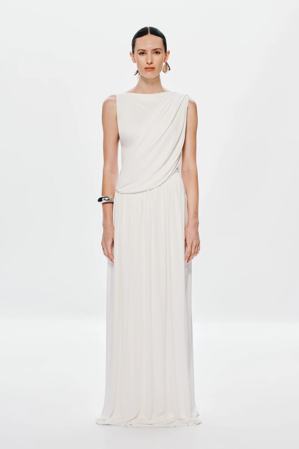 THE WATERFALL CUPRO DRESS
