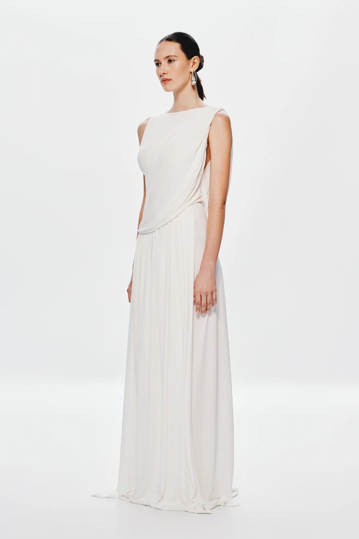THE WATERFALL CUPRO DRESS