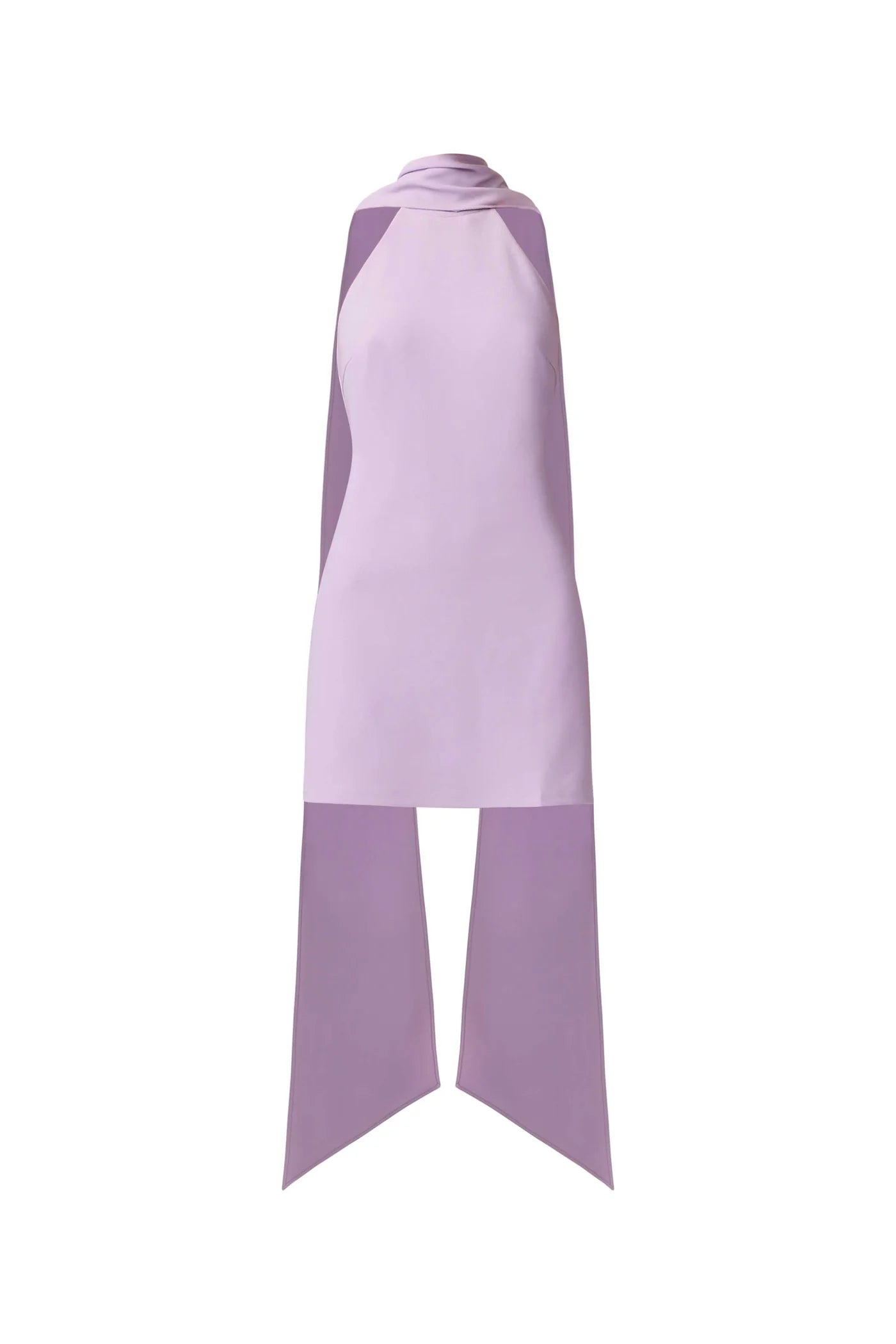 MIRA HALTER MINI DRESS LILAC