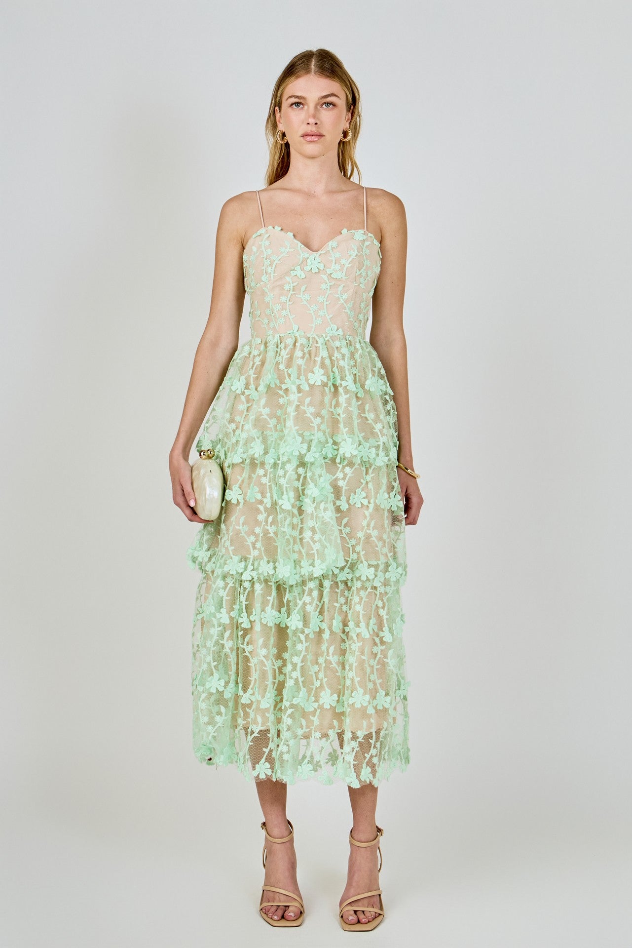 CARLOTTA LACE GREEN