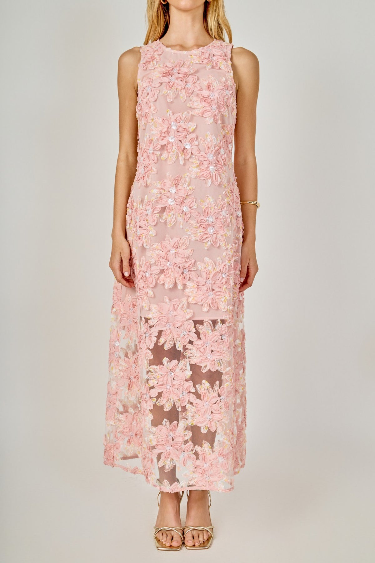 MARISELLA SEQUINS MINI DRESS PINK