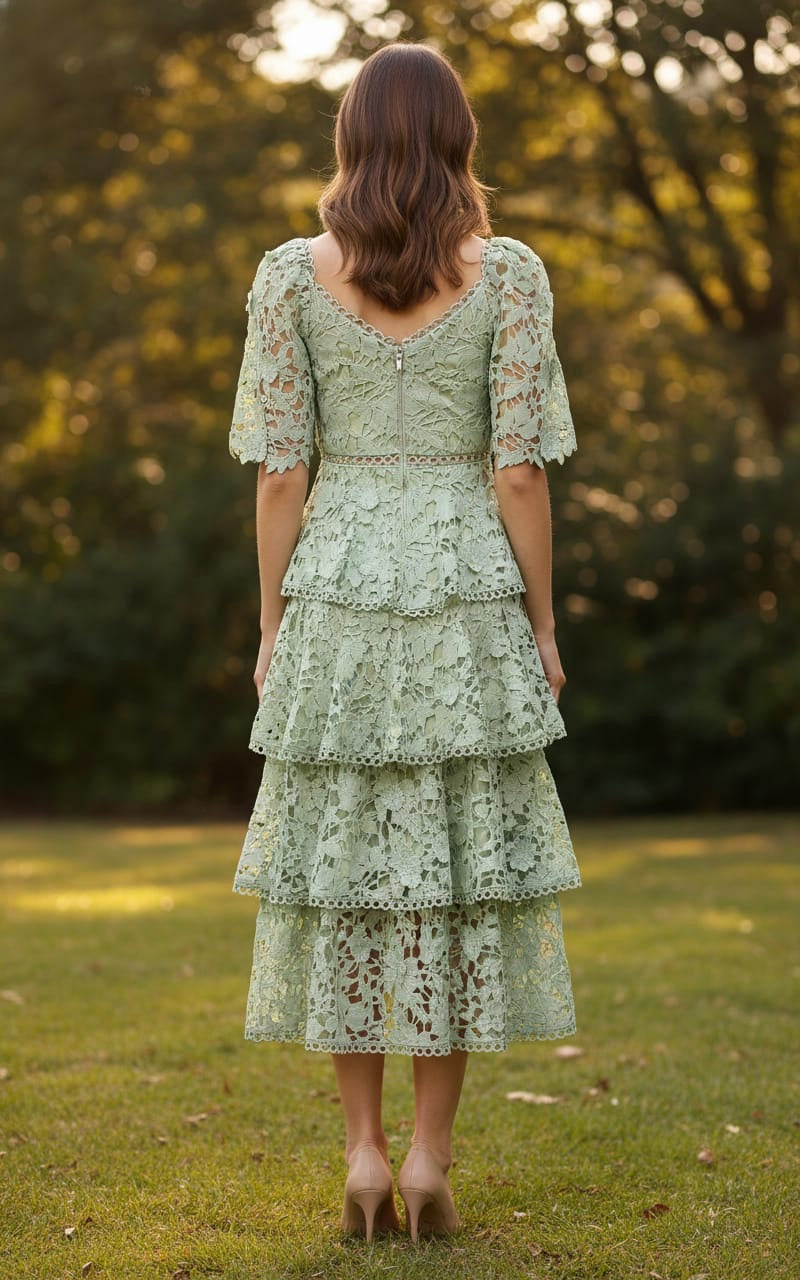 DAMIANA MIDI DRESS SAGE