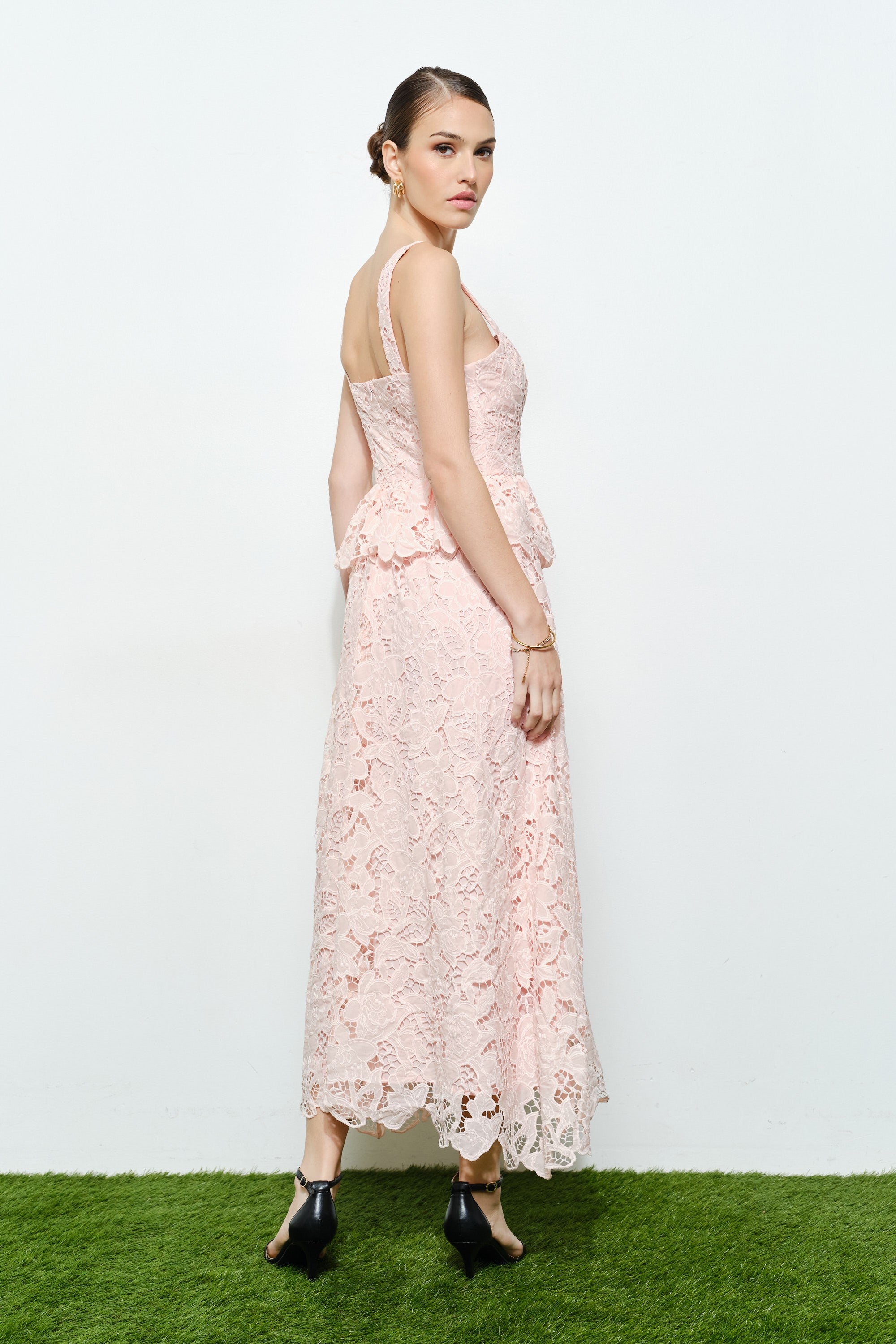 GINNY LACE MIDI DRESS