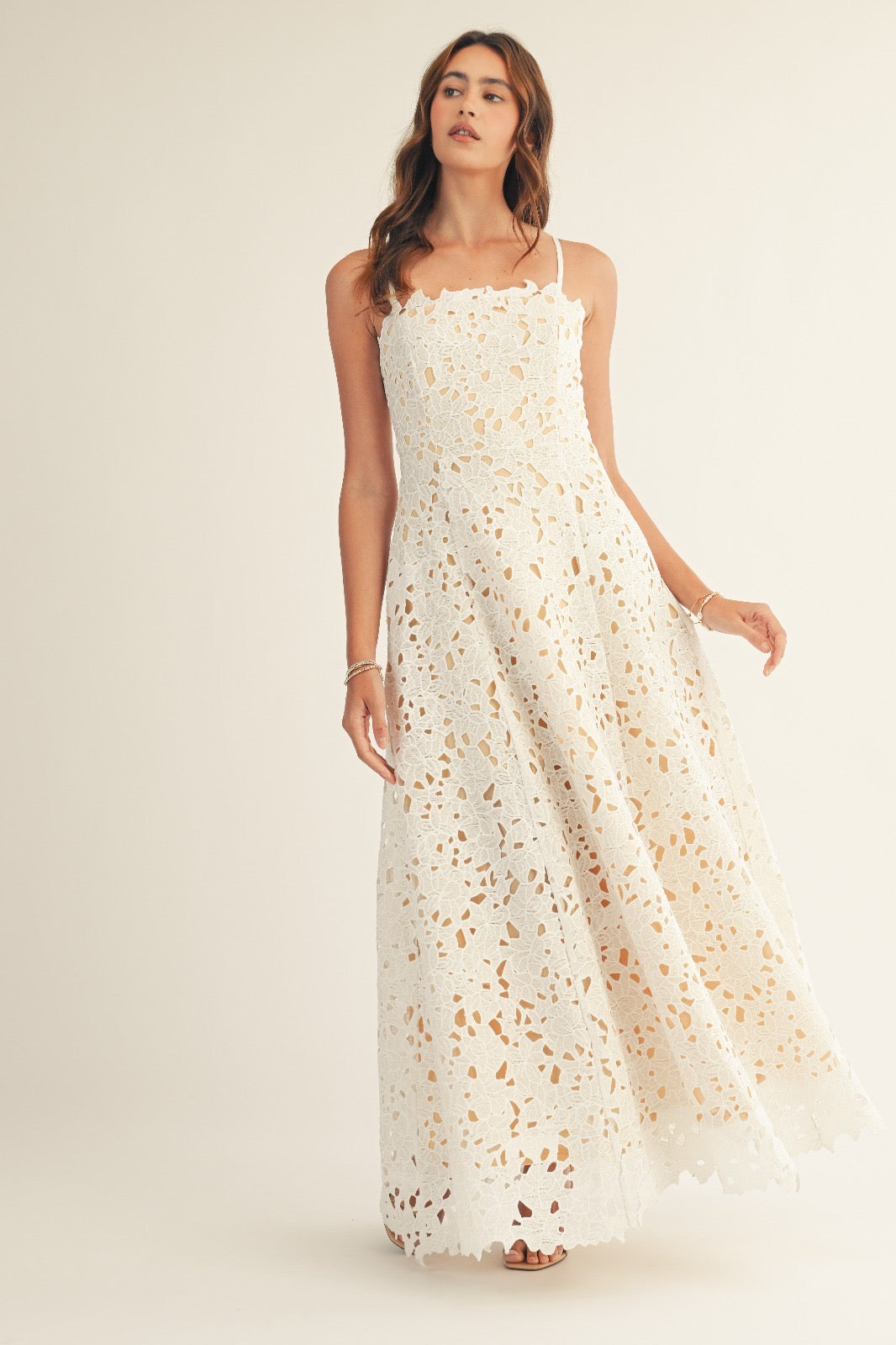 ANDY EMBROIDED DRES