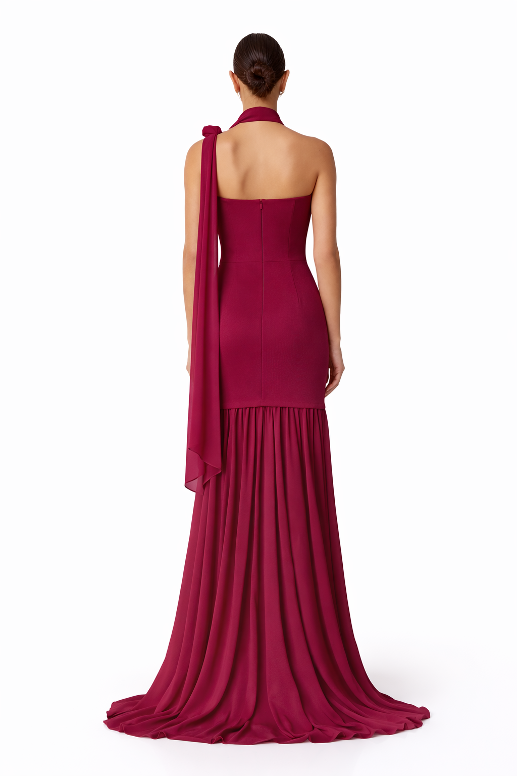 IVANKA PLUM DRESS