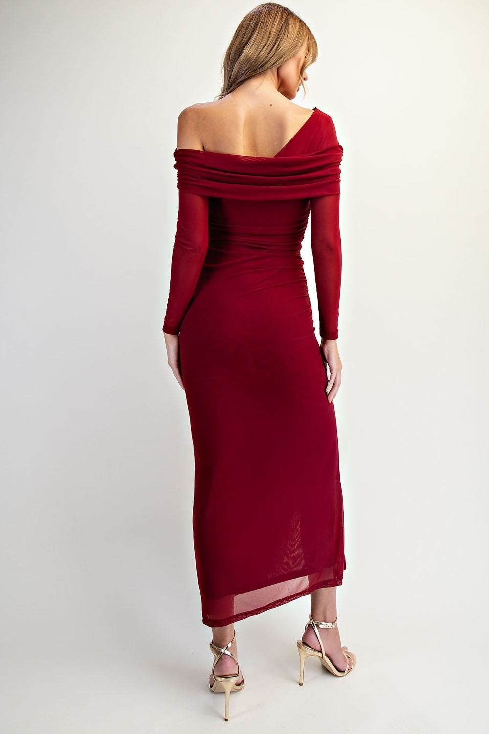 KATE MIDI DRESS RED