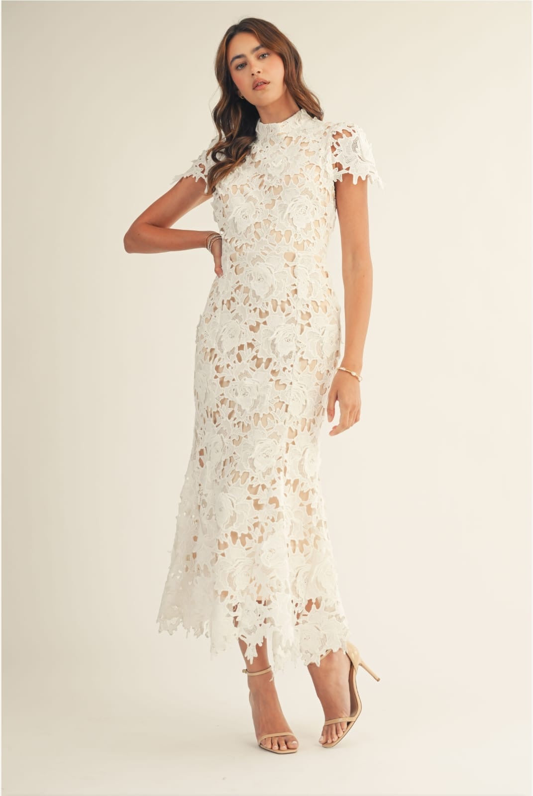 THALIA LACE WHITE