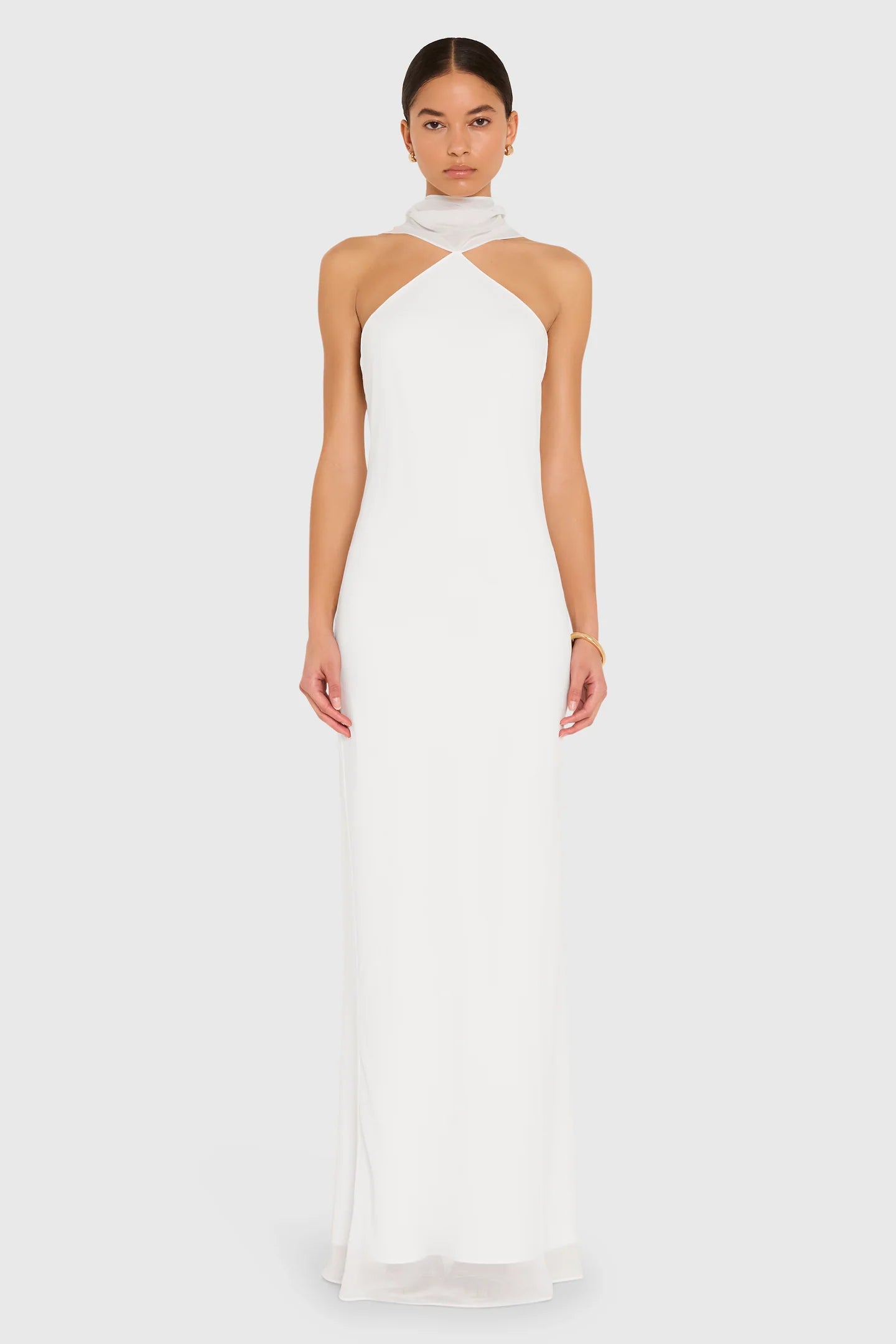 ASHTON MAXI DRESS IN IVORY