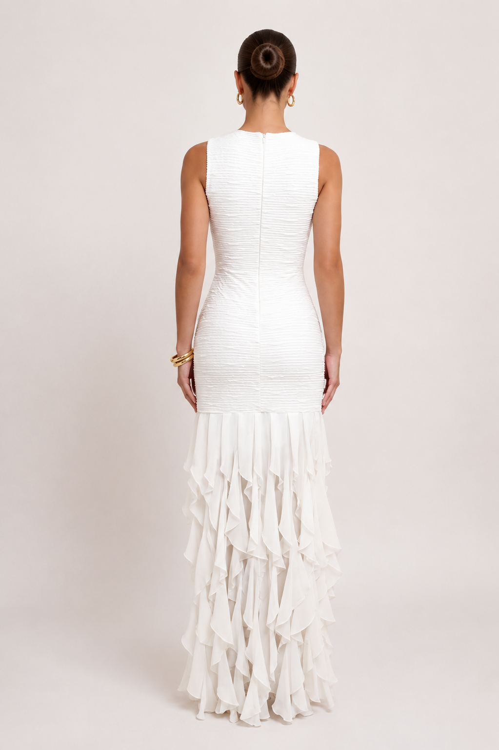 CAMILLE RUFFLE DRESS