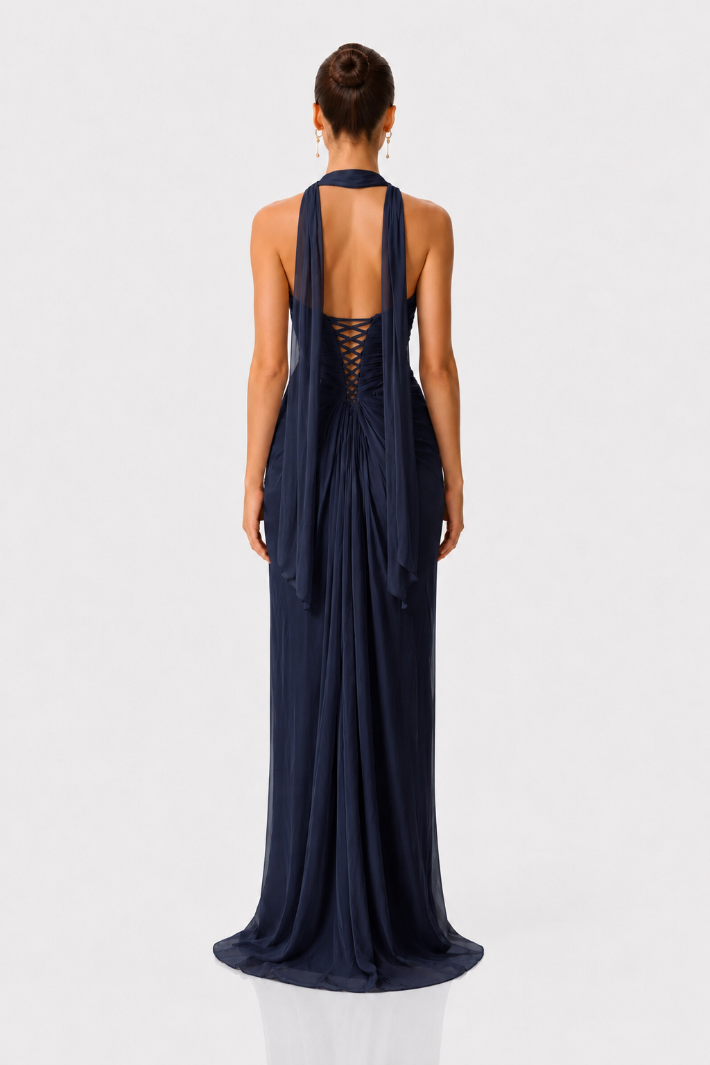 OPHELLIA MAXI DRESS NAVY