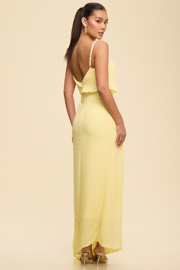 LINA PLEATED DRESS