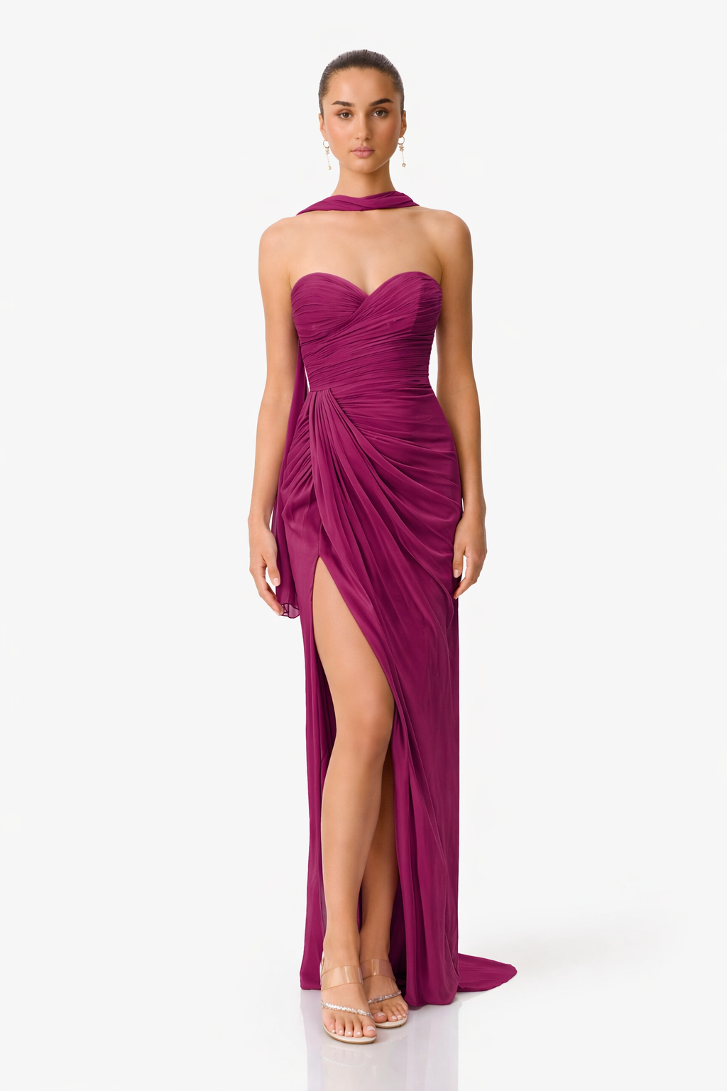 OPHELLIA MAXI DRESS MULBERRY