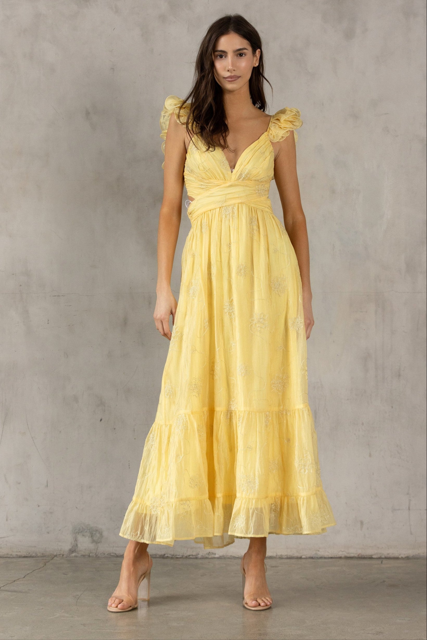 HELEN YELLOW MAXI DRESS