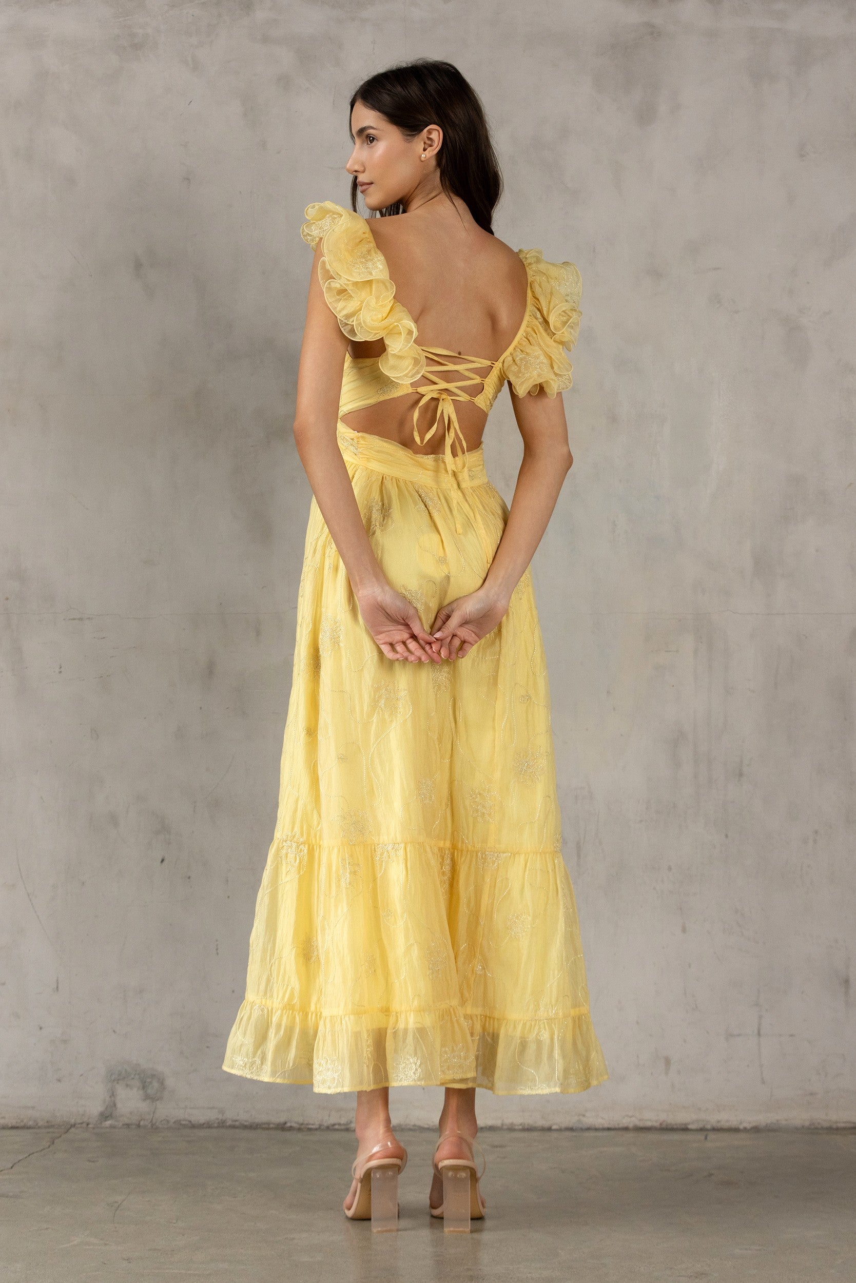 HELEN YELLOW MAXI DRESS