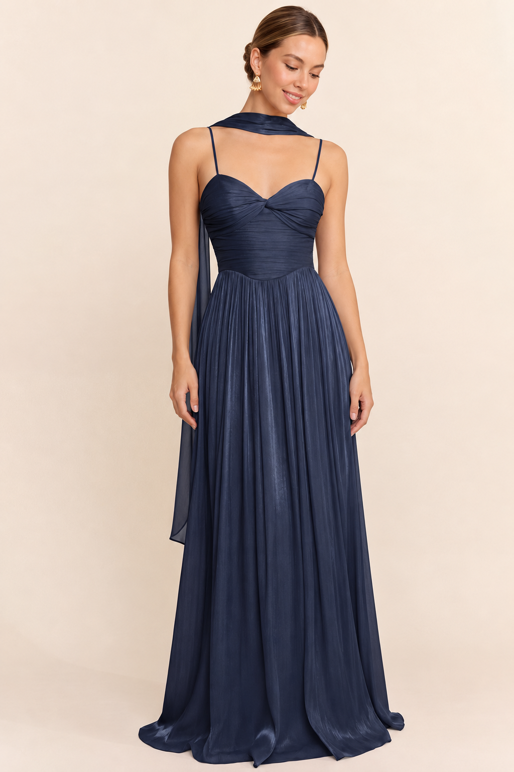 MARLENE MAXI DRESS WITH SCARF