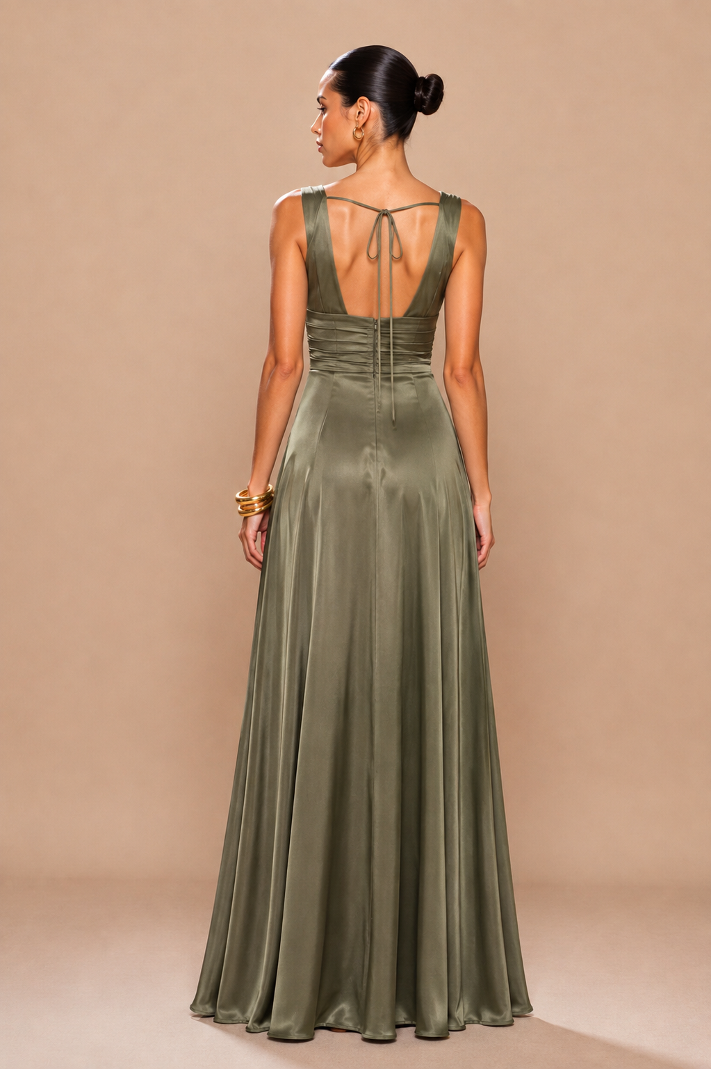 LAVINA MAXI DRESS OLIVE