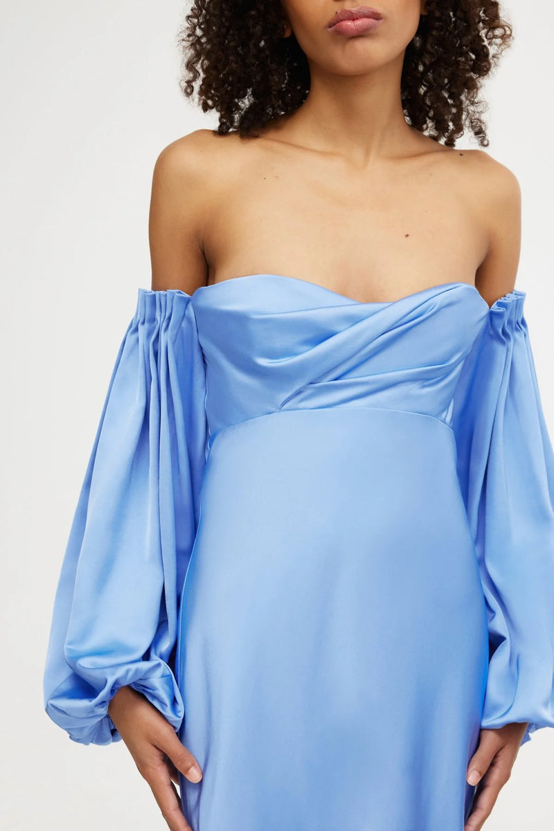 OFF SHOULDER BLUE