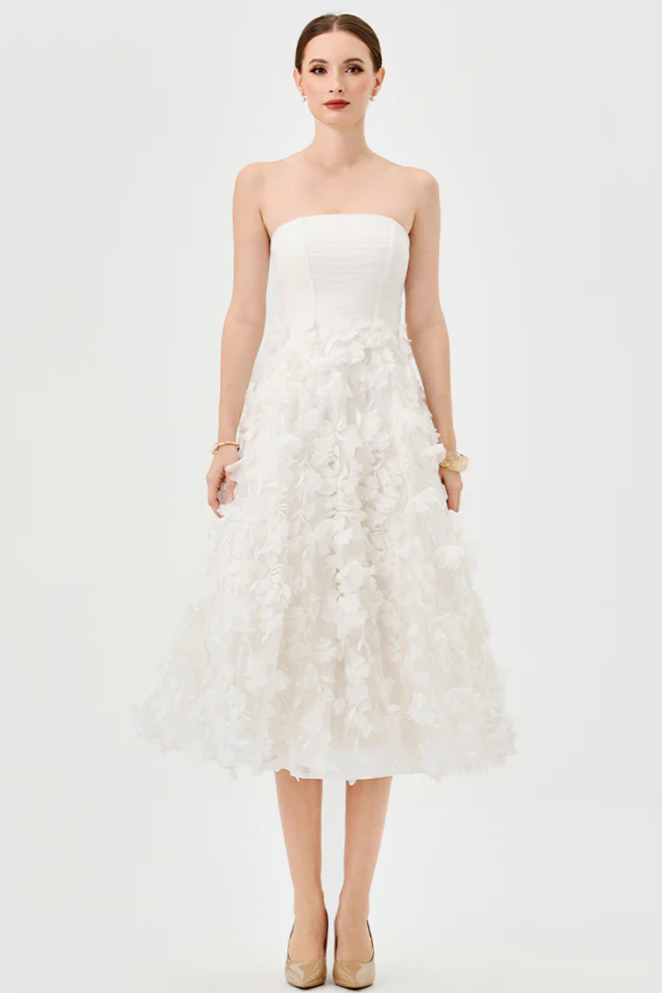 ARYAN STRAPLESS MIDI