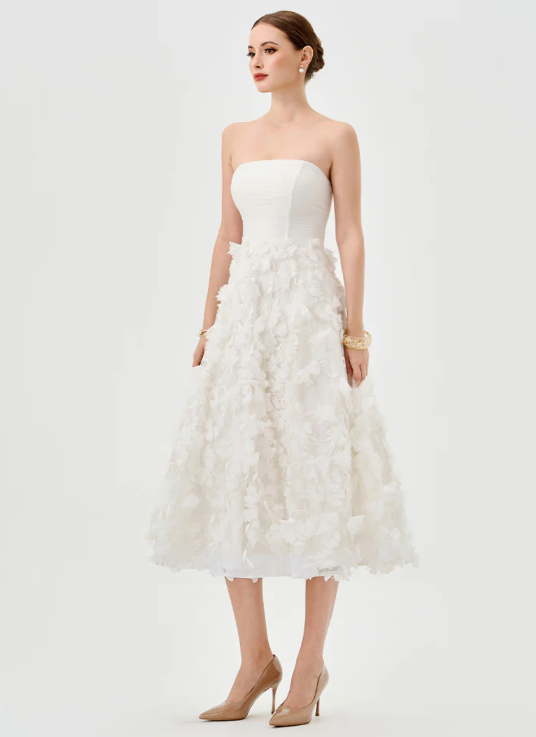 ARYAN STRAPLESS MIDI