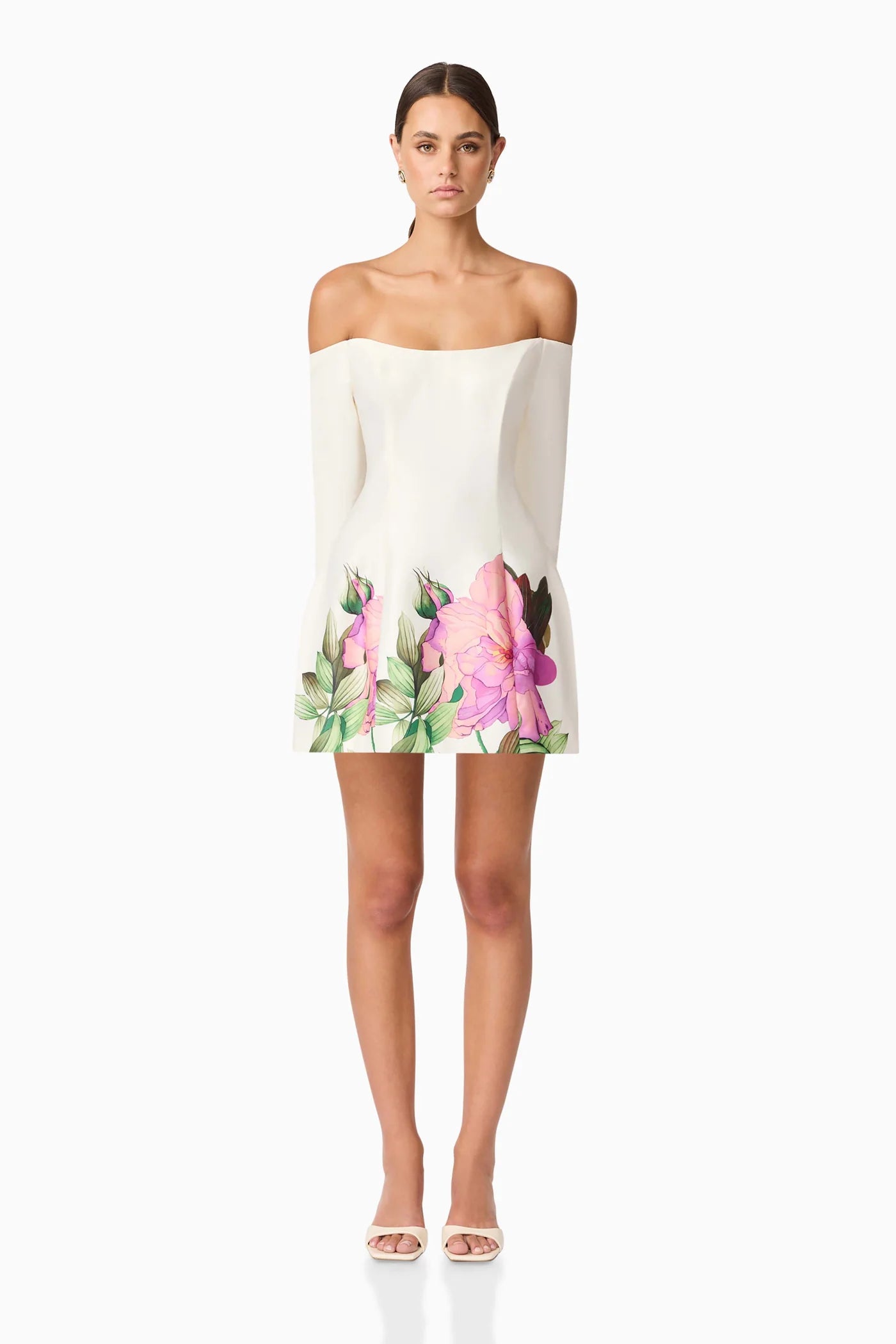 AZELIE OFF SHOULDER MINI DRESS