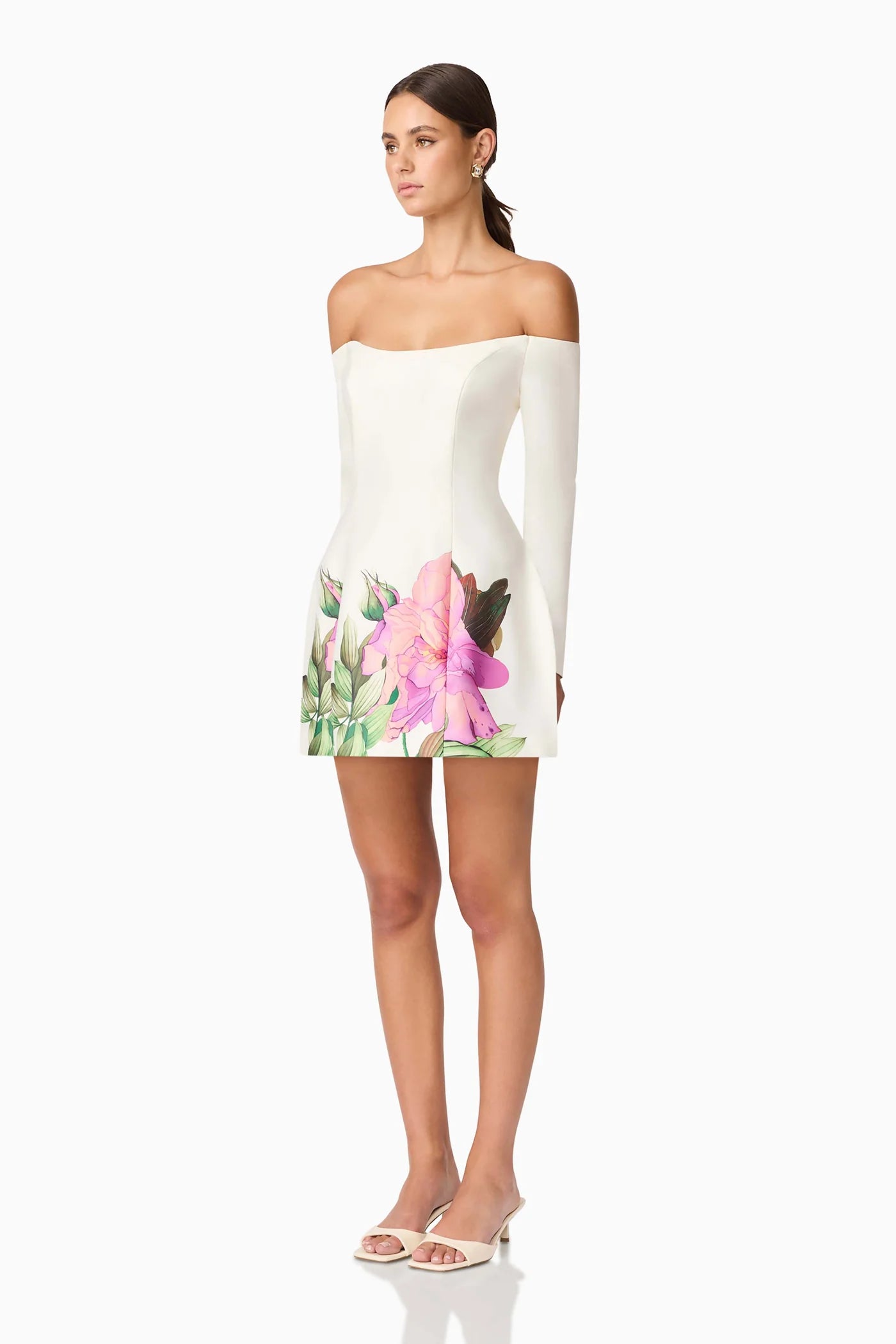 AZELIE OFF SHOULDER MINI DRESS