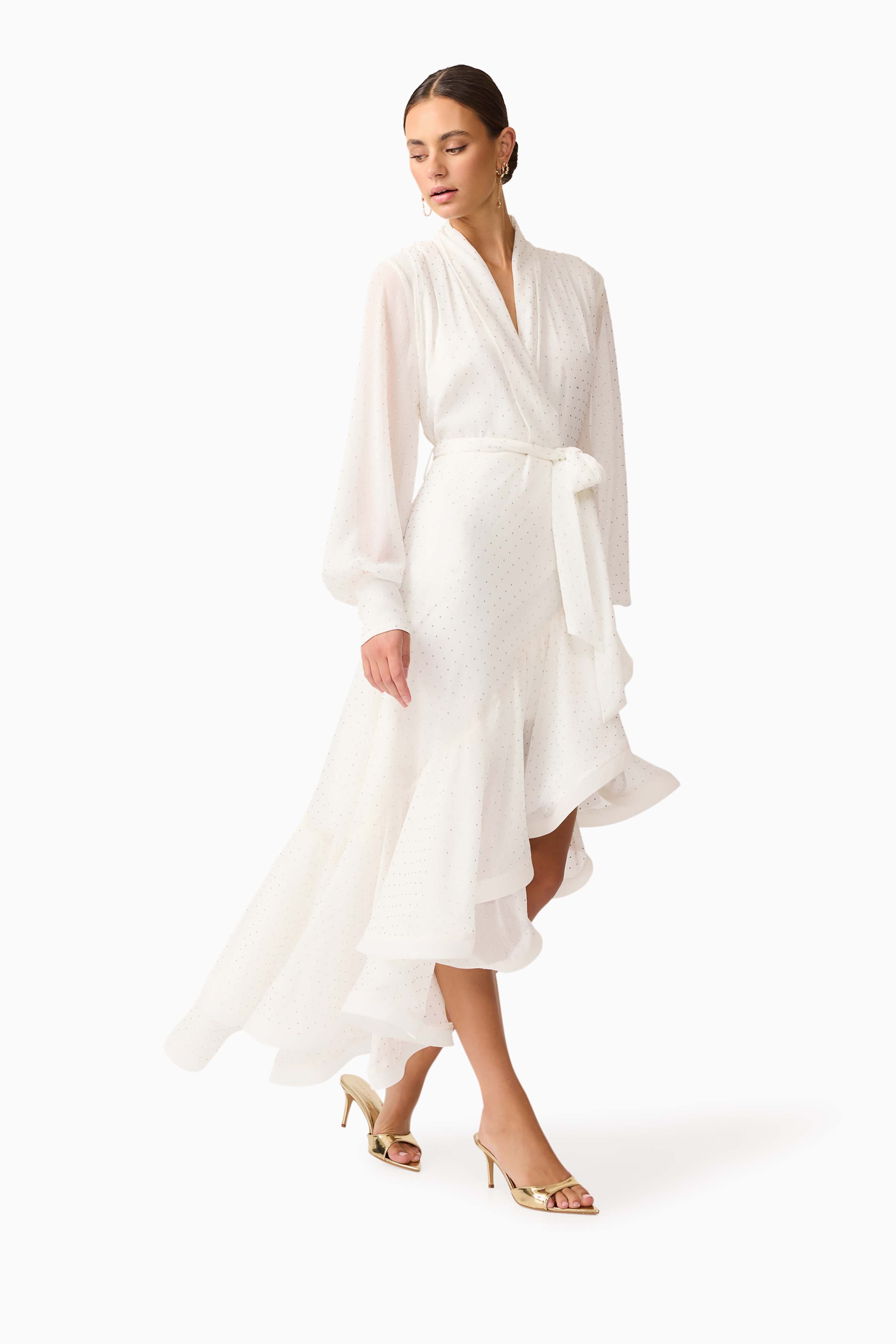 MOSS ASYMMETRIC GOWN