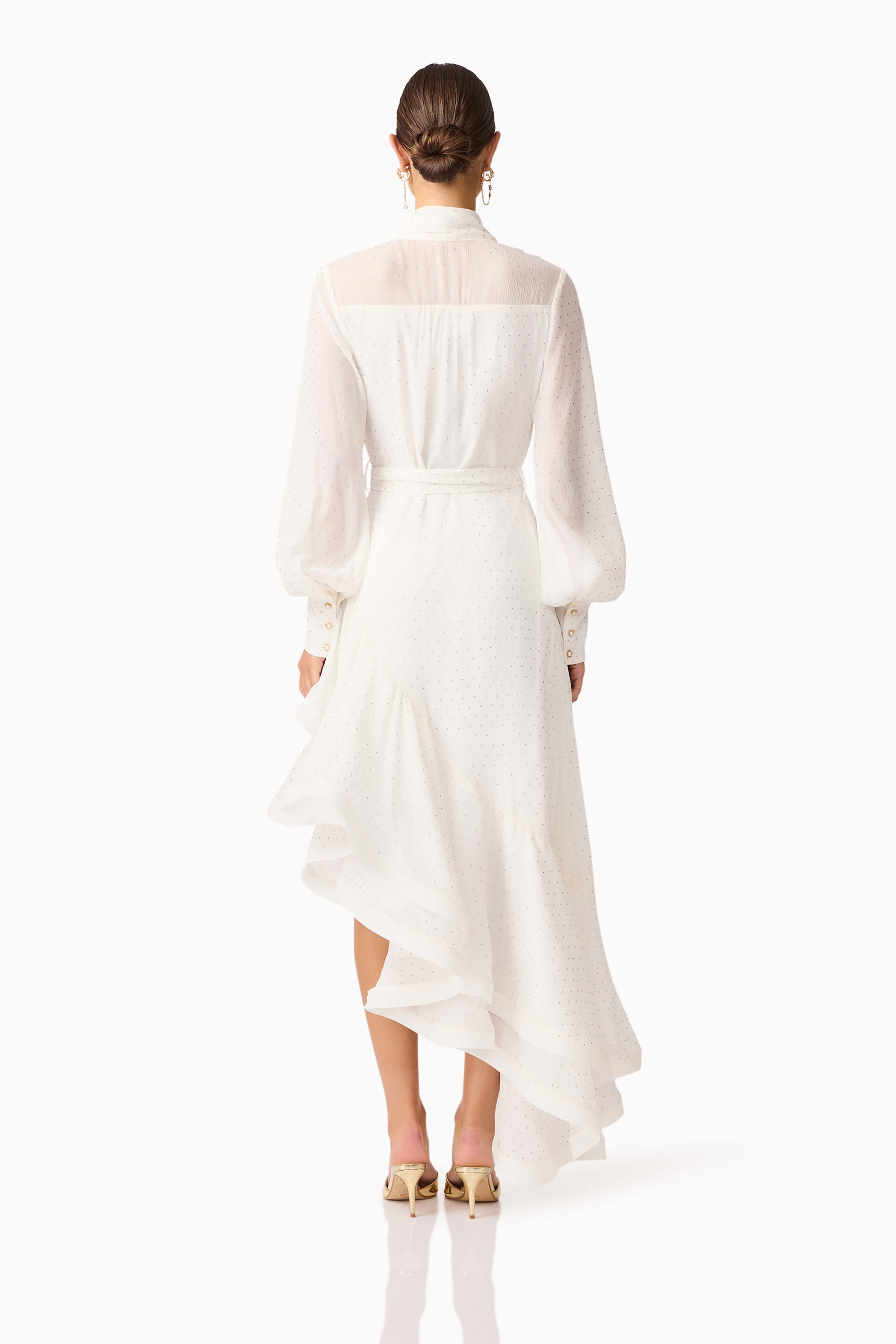 MOSS ASYMMETRIC GOWN