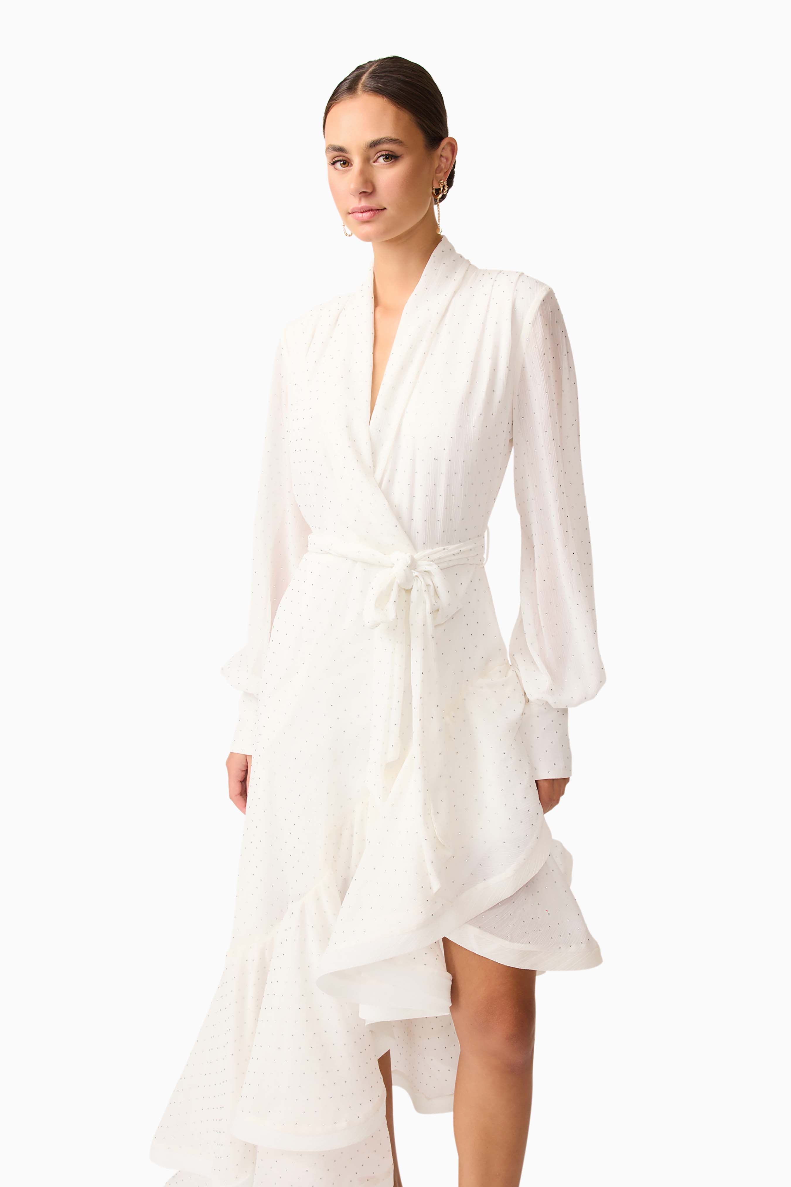 MOSS ASYMMETRIC GOWN