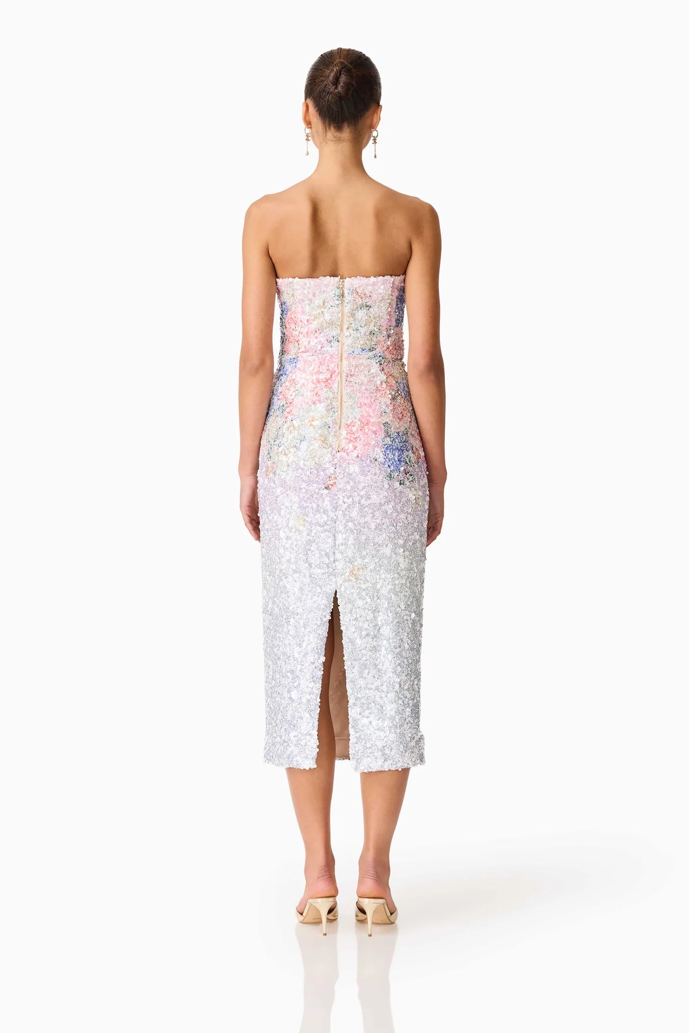 LUREA STRAPLESS MIDI DRESS