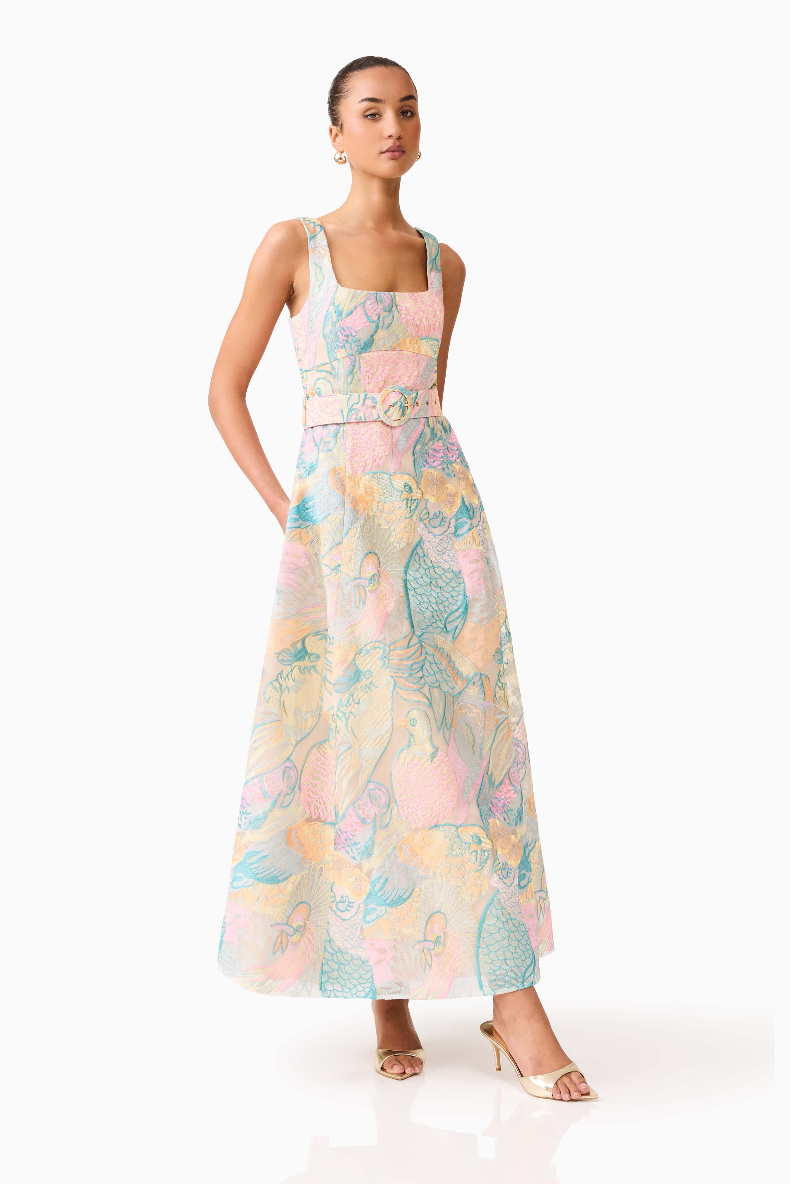 TALIAH A LINE GOWN