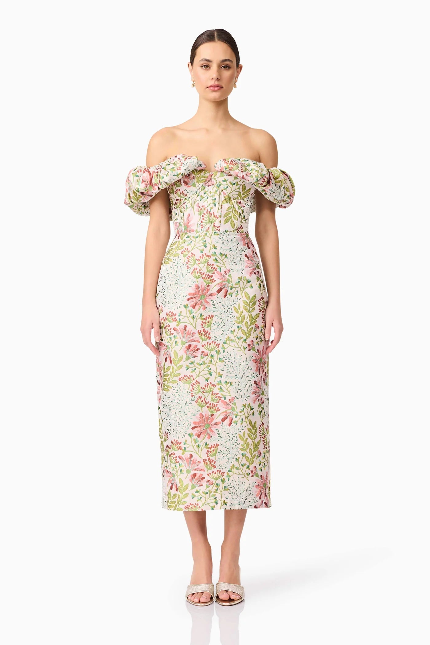 CALAANTHA MIDI DRESS