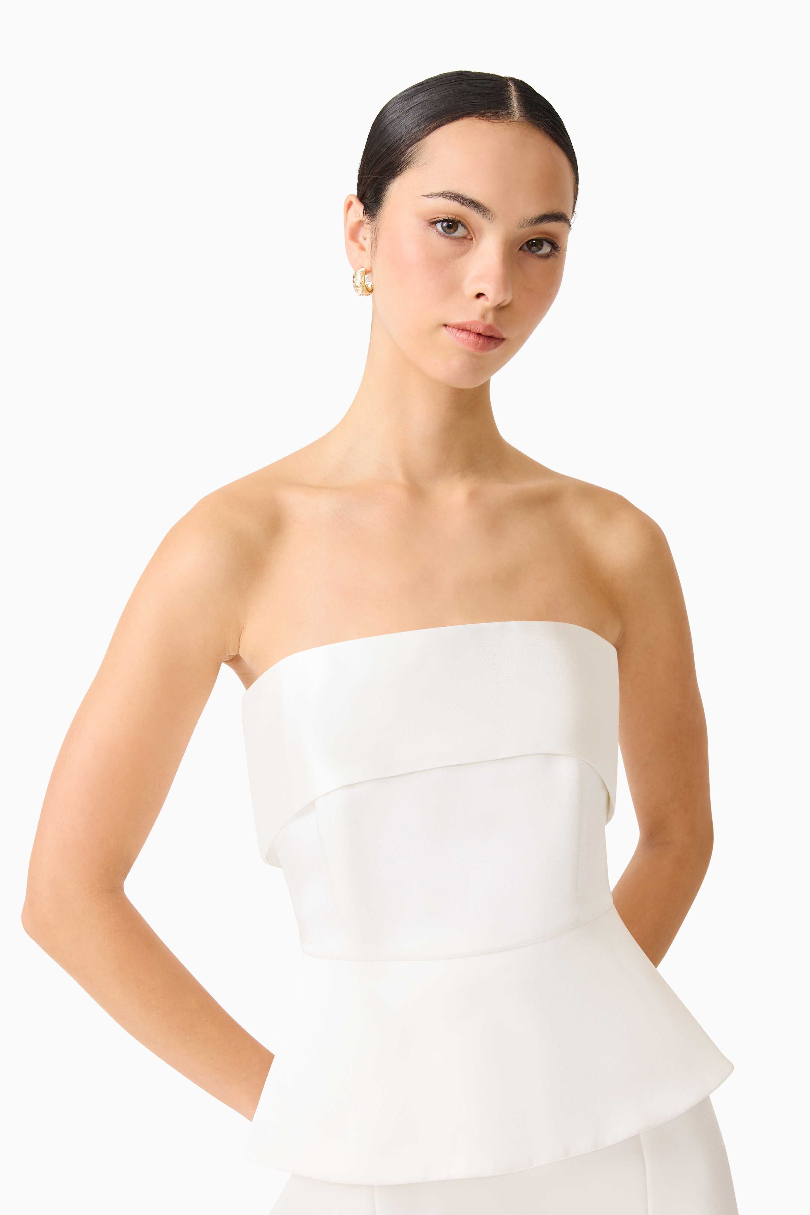 SYDNEY STRAPLESS MIDI DRESS