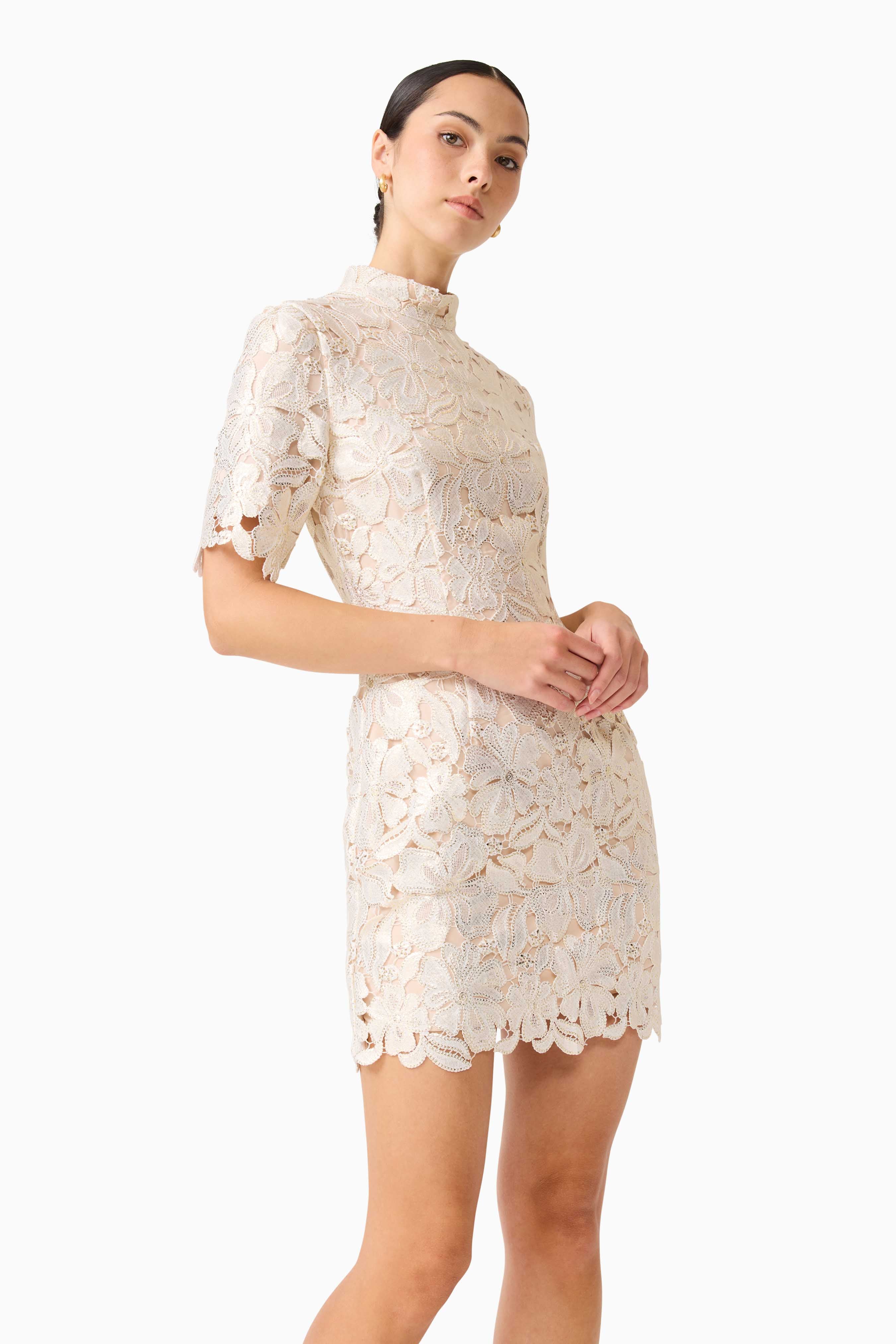 NICOLETTA SLEEVE MINI DRESS