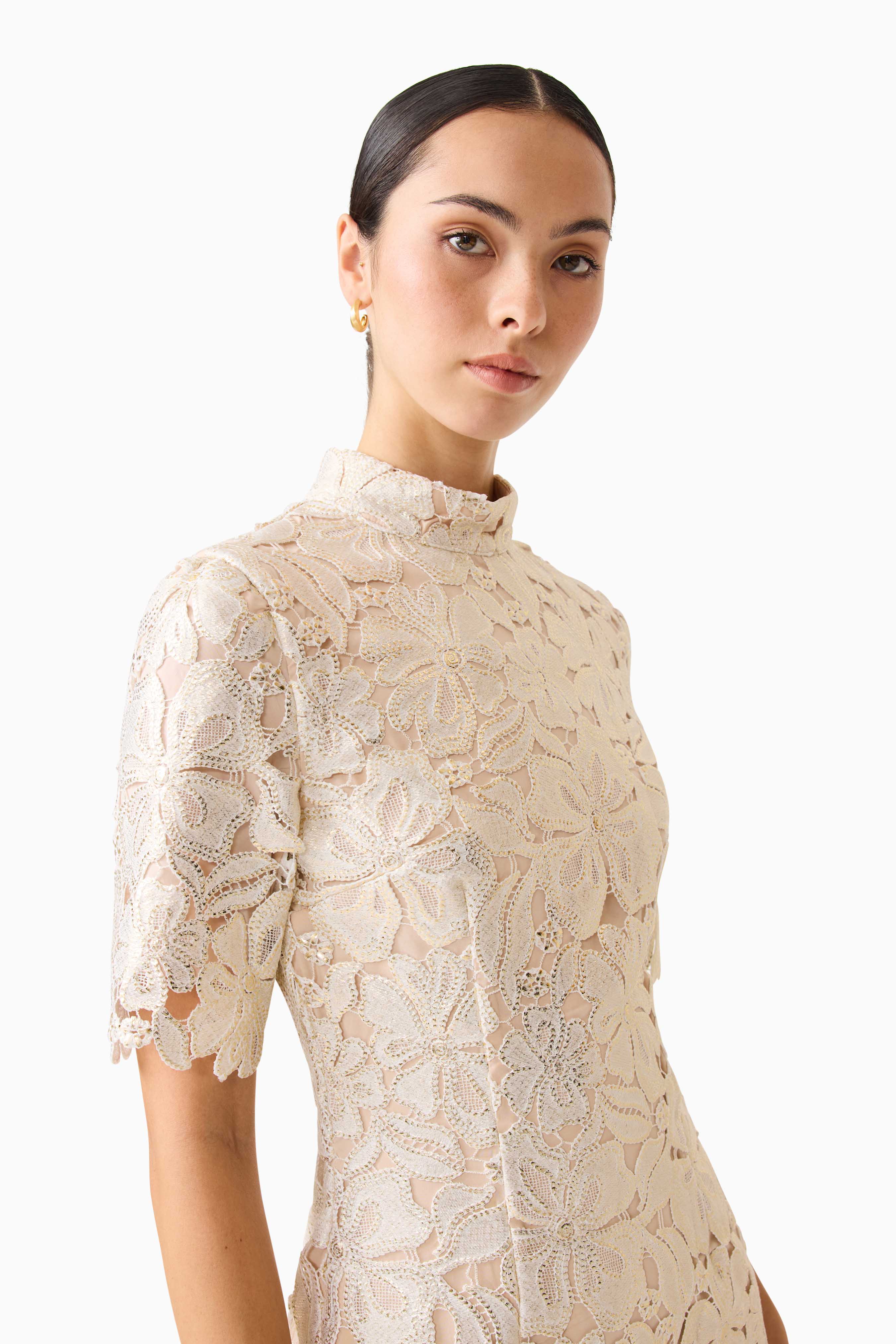 NICOLETTA SLEEVE MINI DRESS